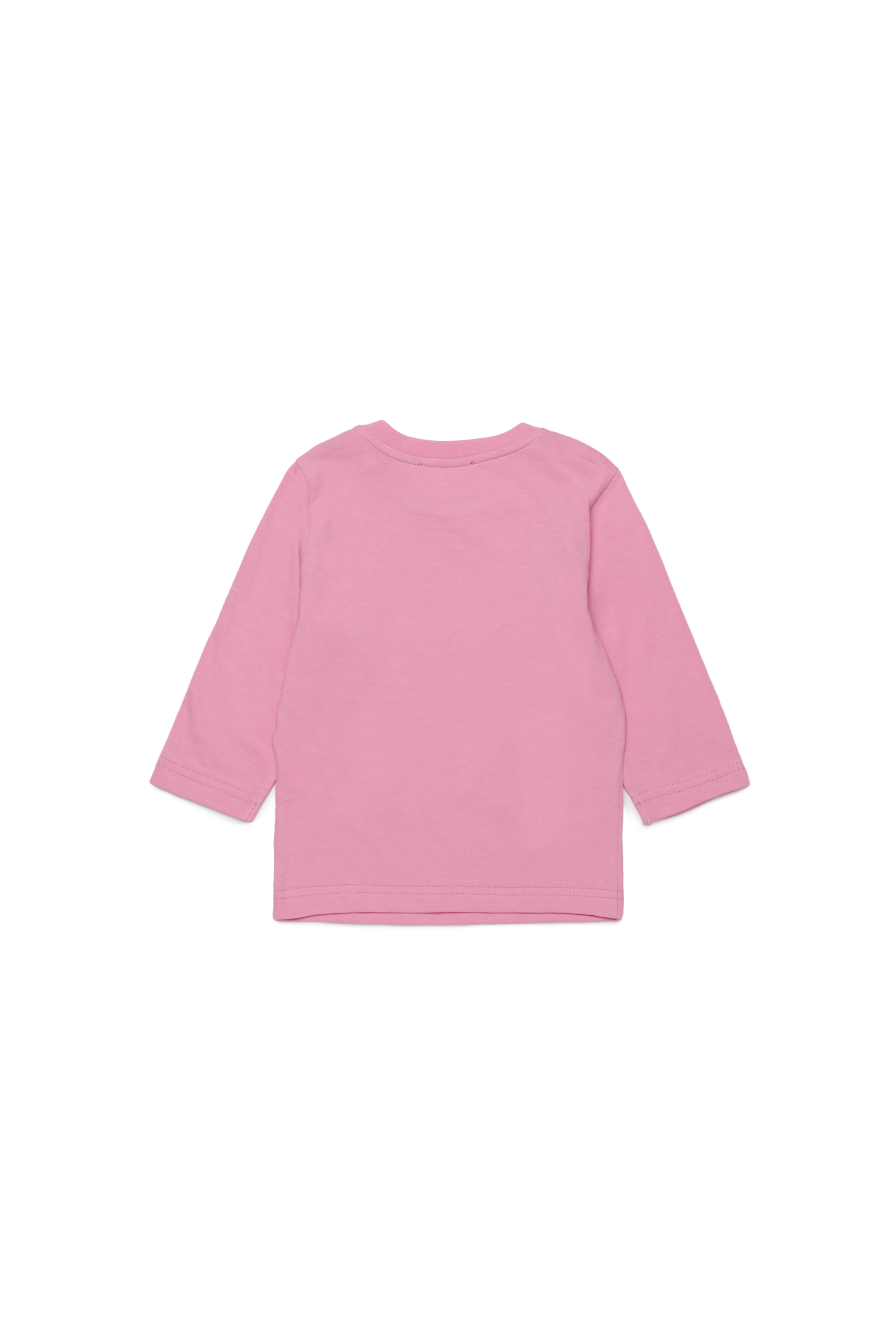 Diesel - TCERBLSB, Unisex Long sleeve T-shirt with Oval D in Pink - Image 2