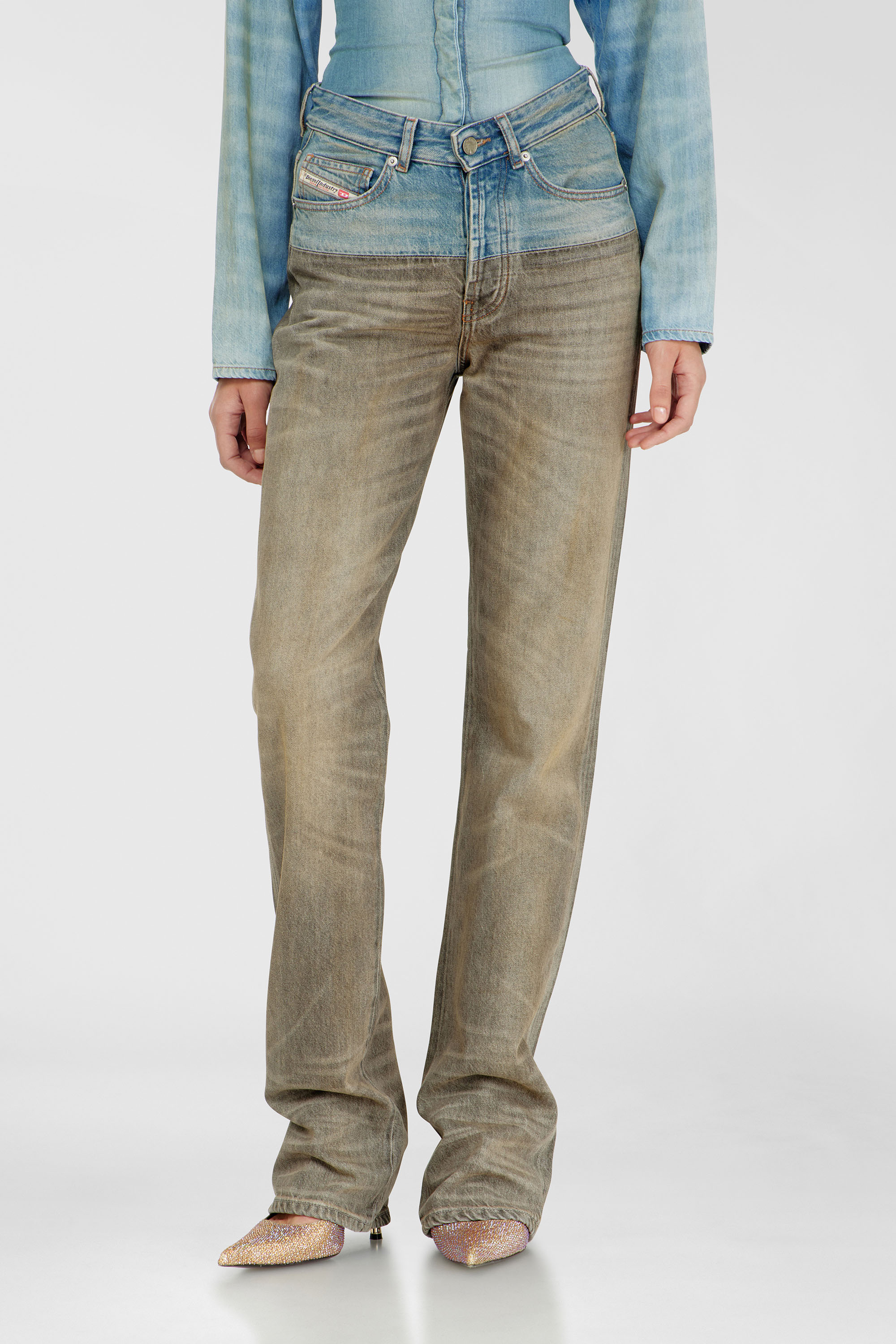 Diesel - Woman's Regular Jeans D-Sie 0ADDX, Grey/Blue - 4