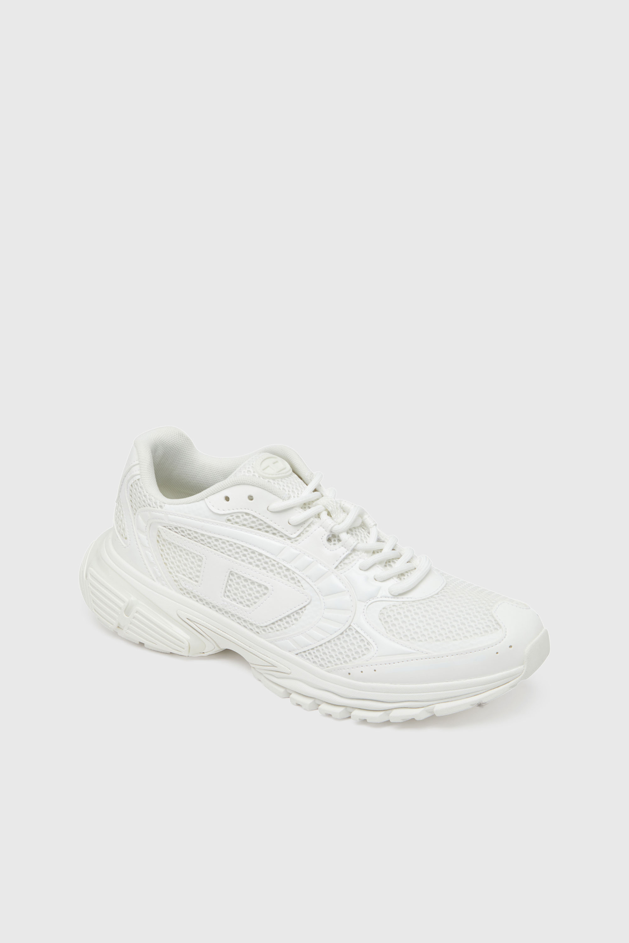 Diesel - S-PRO-V-DENSE LOW, Man's S-Pro-V-Dense-Mesh sneakers with Oval D logo in White - 6