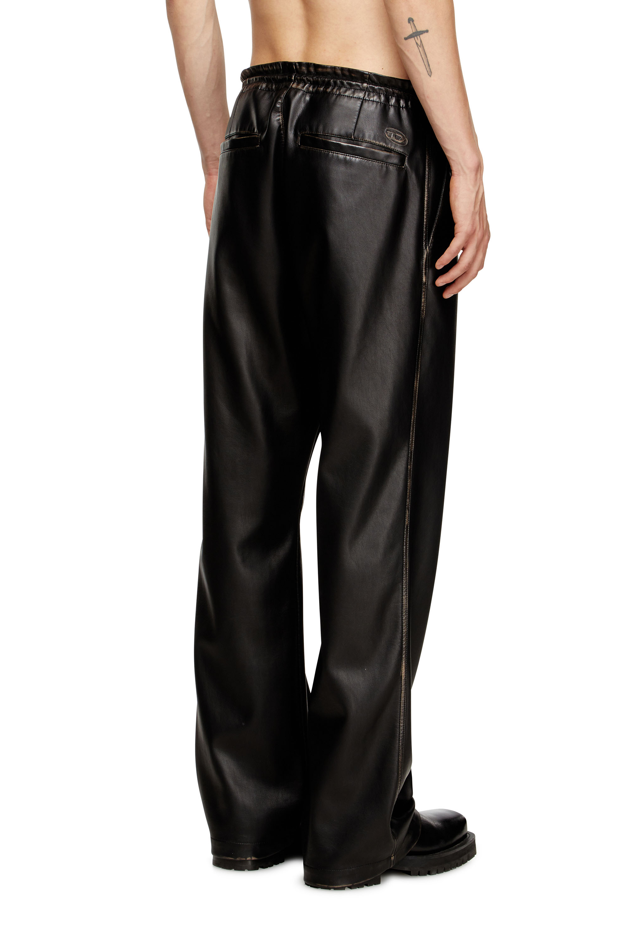 Diesel - P-RIVERS, Man's Pants in treated technical fabric in null - 4