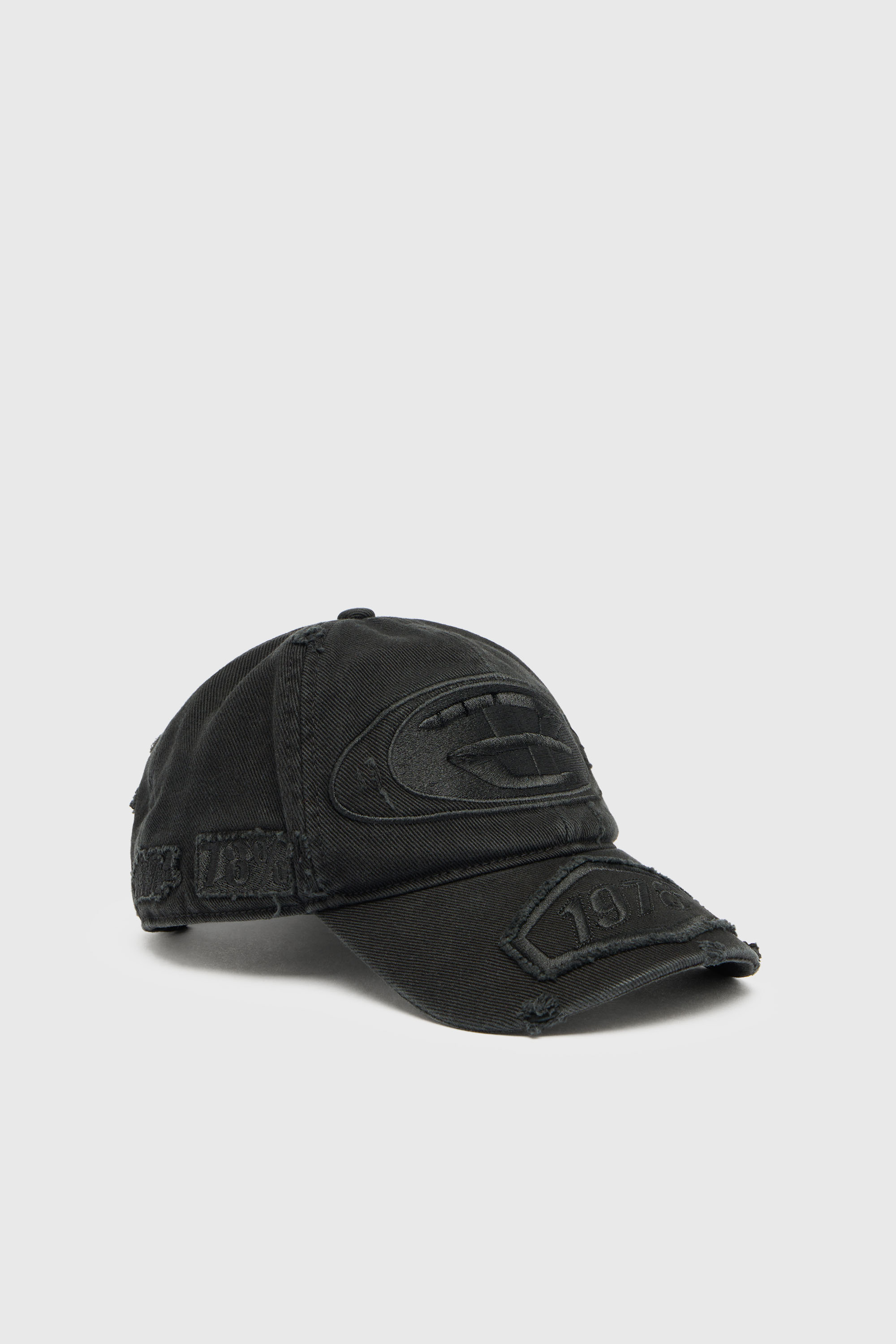 Diesel - C-BRAFF, Unisex's Baseball cap with embroidered patches in null - 1