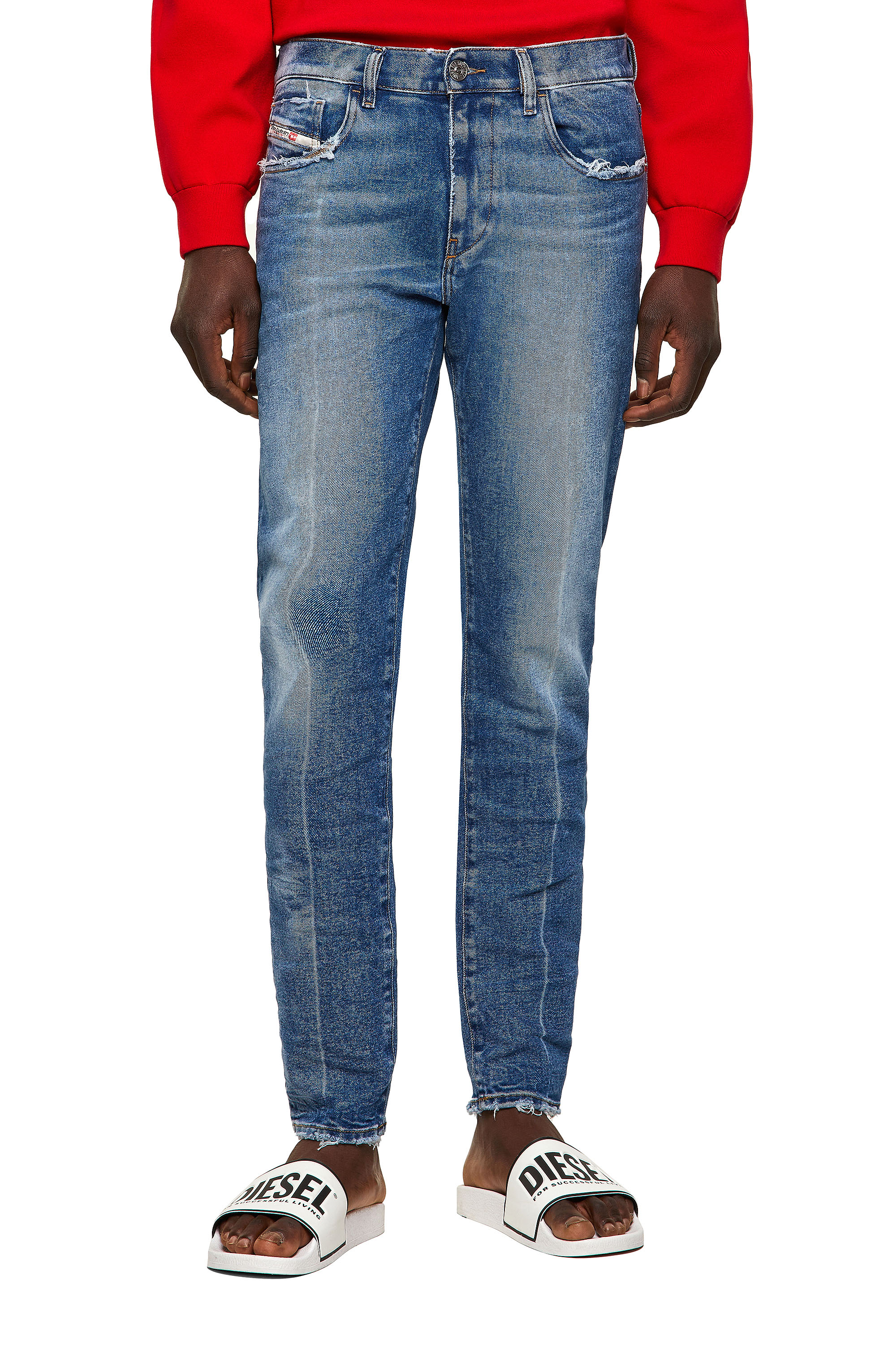 D-Strukt 09A26, Medium blue - Jeans
