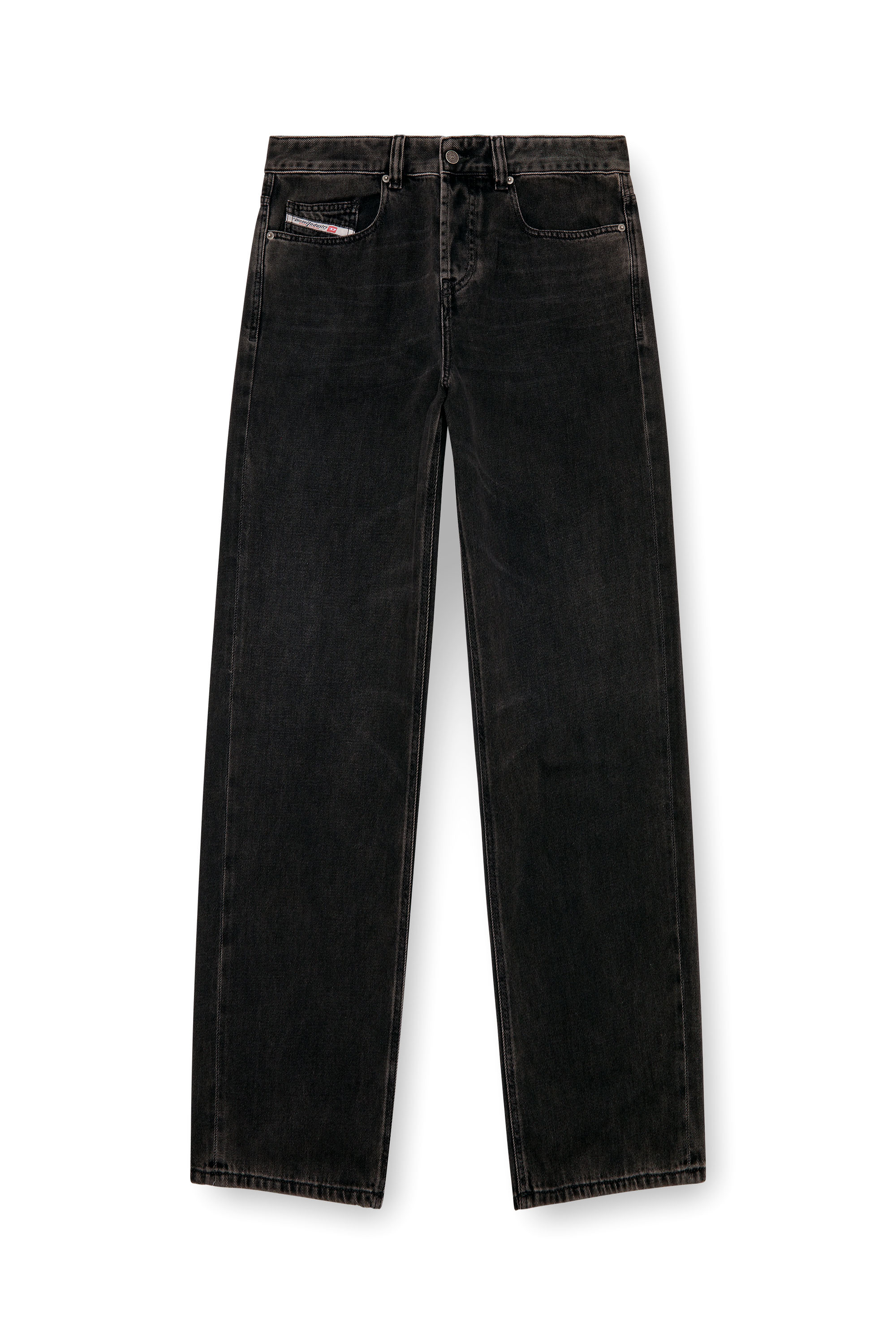 Diesel - Man Straight Jeans 2001 D-Macro 09I35, Black/Dark grey - Image 5