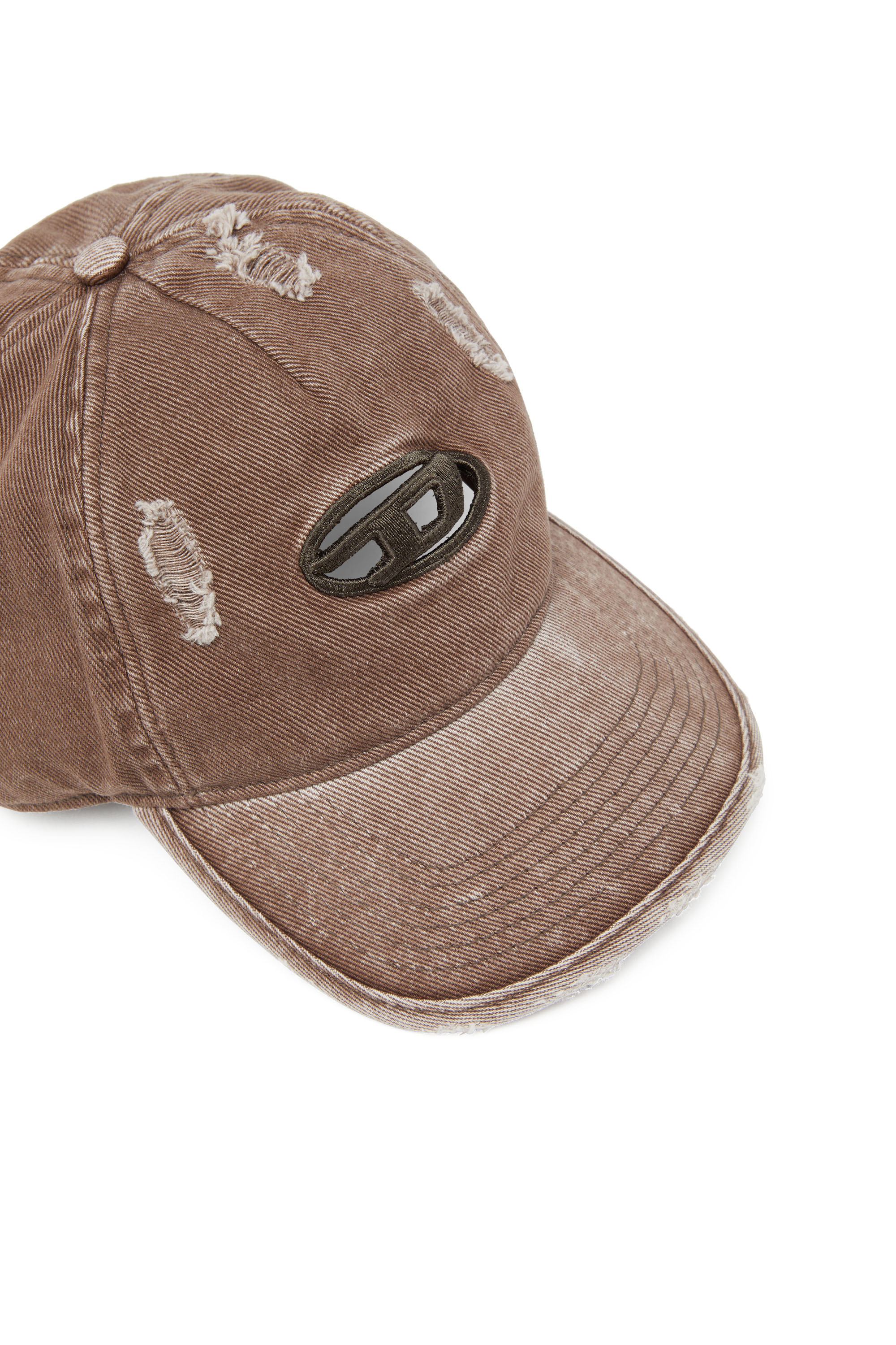 Diesel - C-BALL-UTLT, Man's Baseball cap in Light Brown - 3