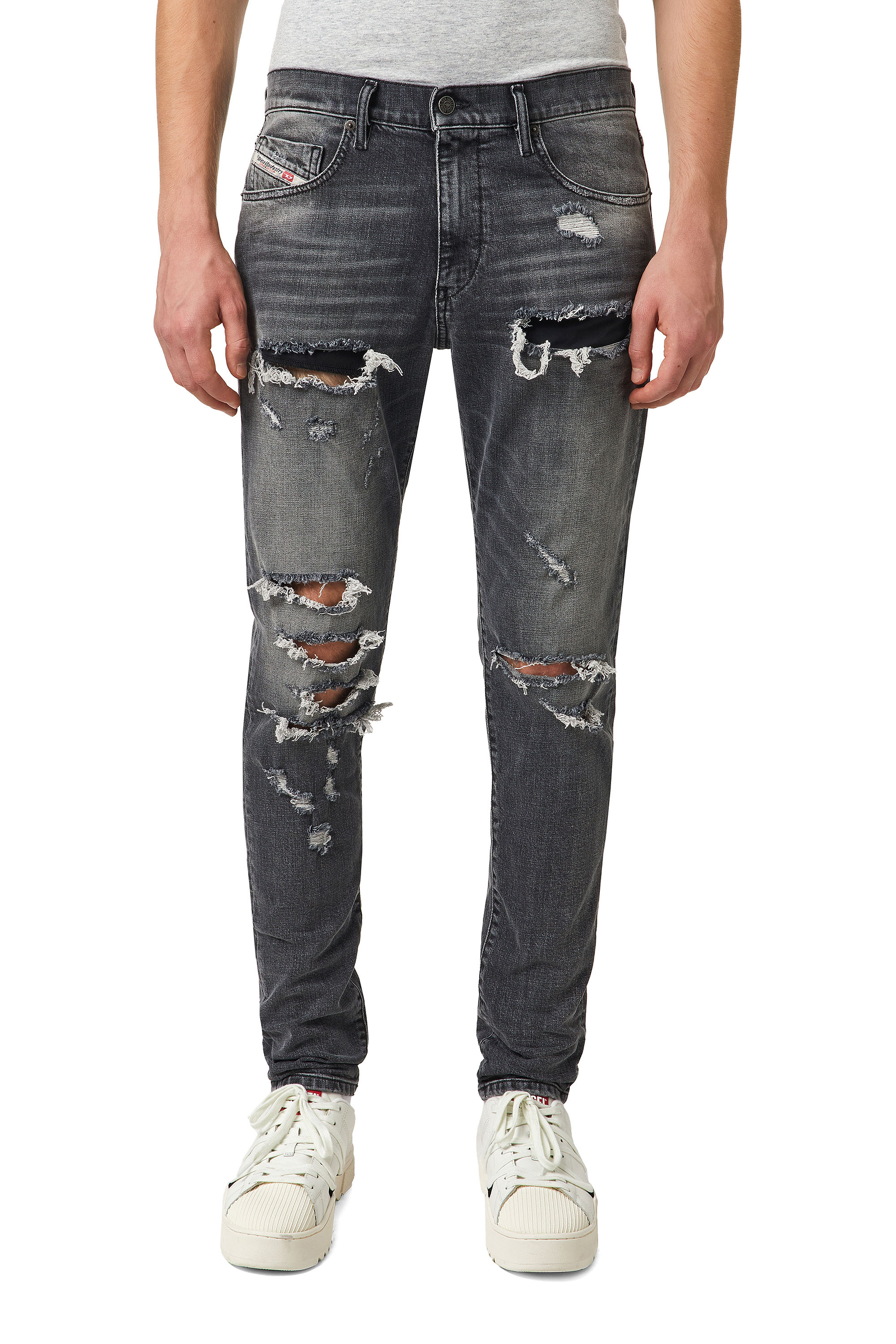 D-Strukt 09B19, Black/Dark grey - Jeans