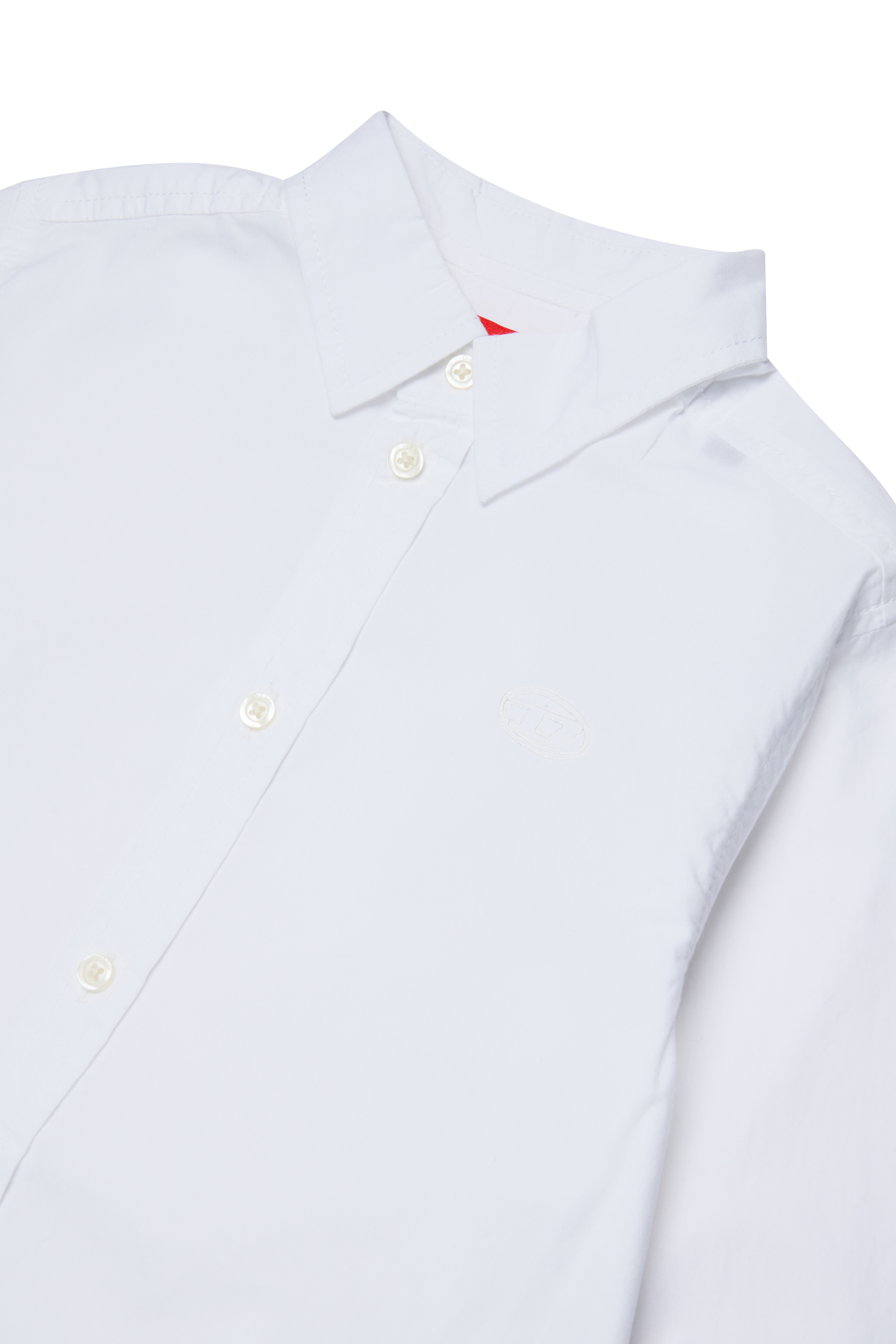 Diesel - CSTAN, Man's Cotton shirt in White - 3