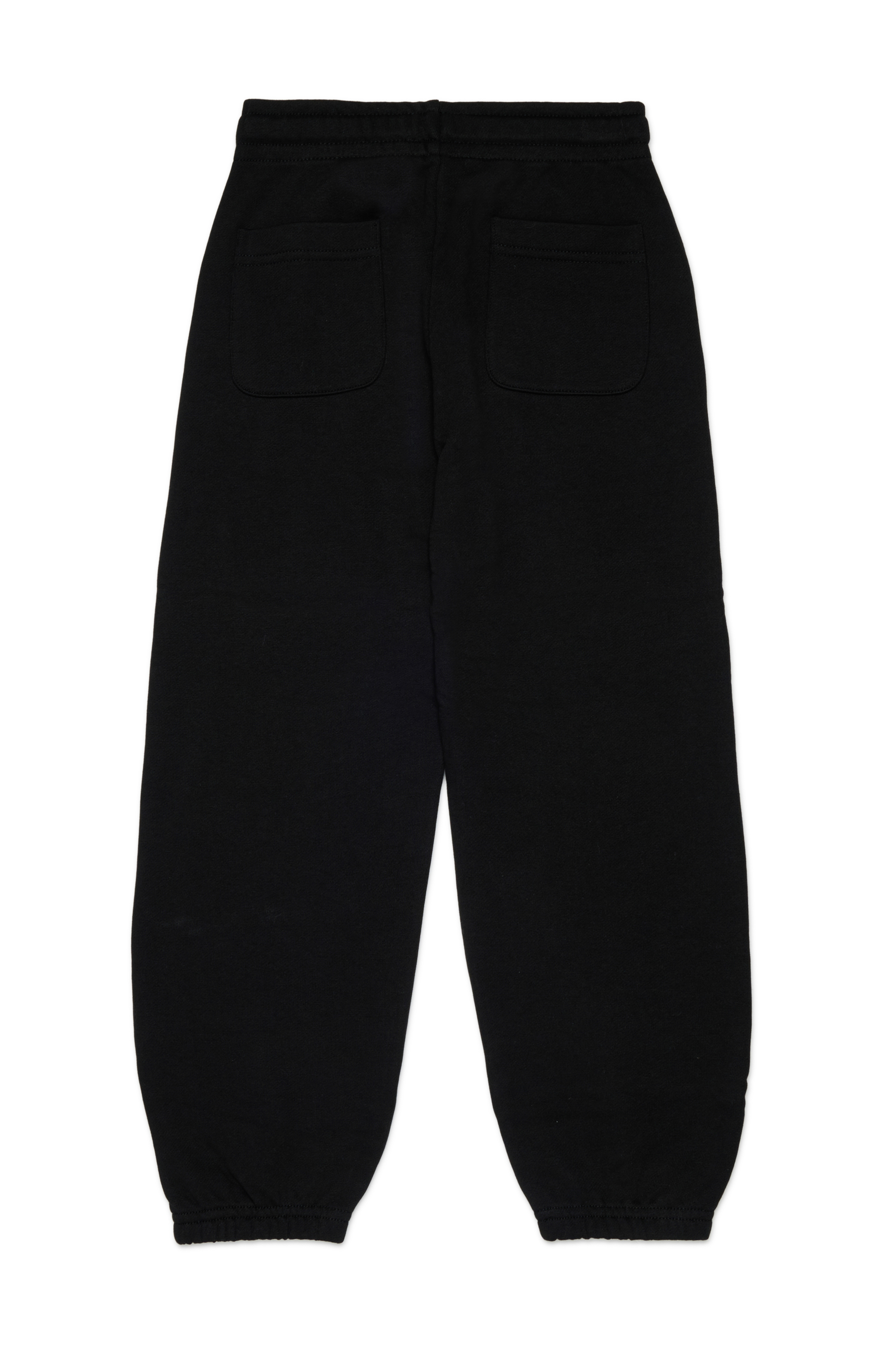 Diesel - PLODIM, Man's Cotton sweatpants with Diesel Industry print in Black - 2