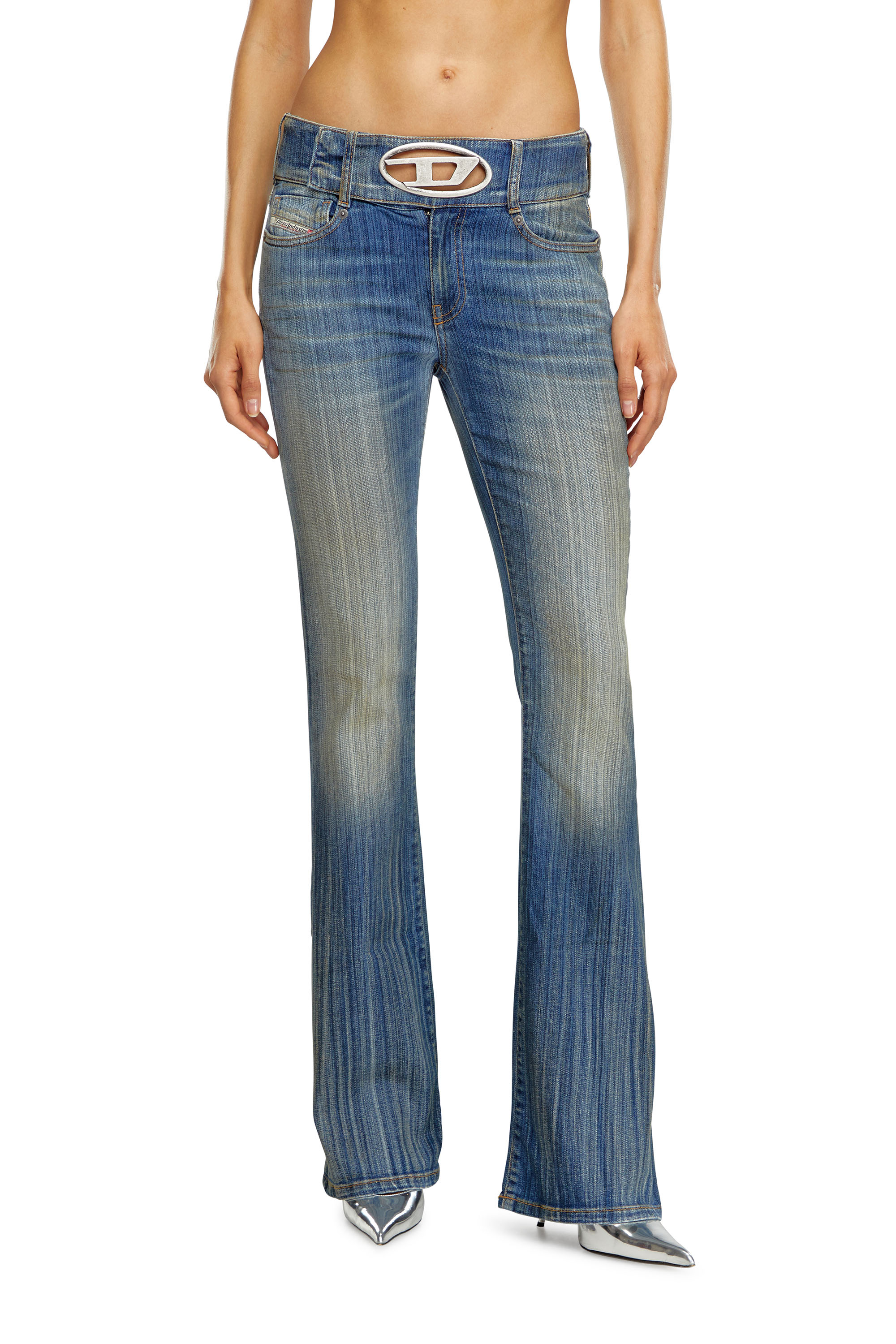Diesel - Bootcut and Flare Jeans D-Propol 0CBCX, Medium blue - Image 2