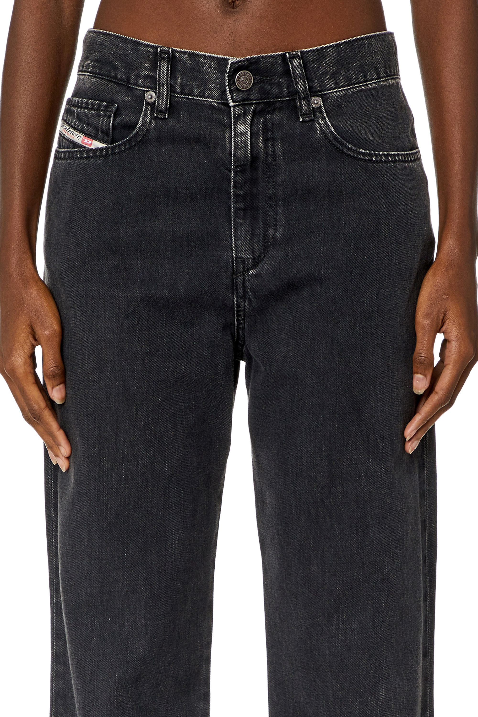 Diesel - Woman's Regular Jeans 2016 D-Air 068HN, Black/Dark grey - 5