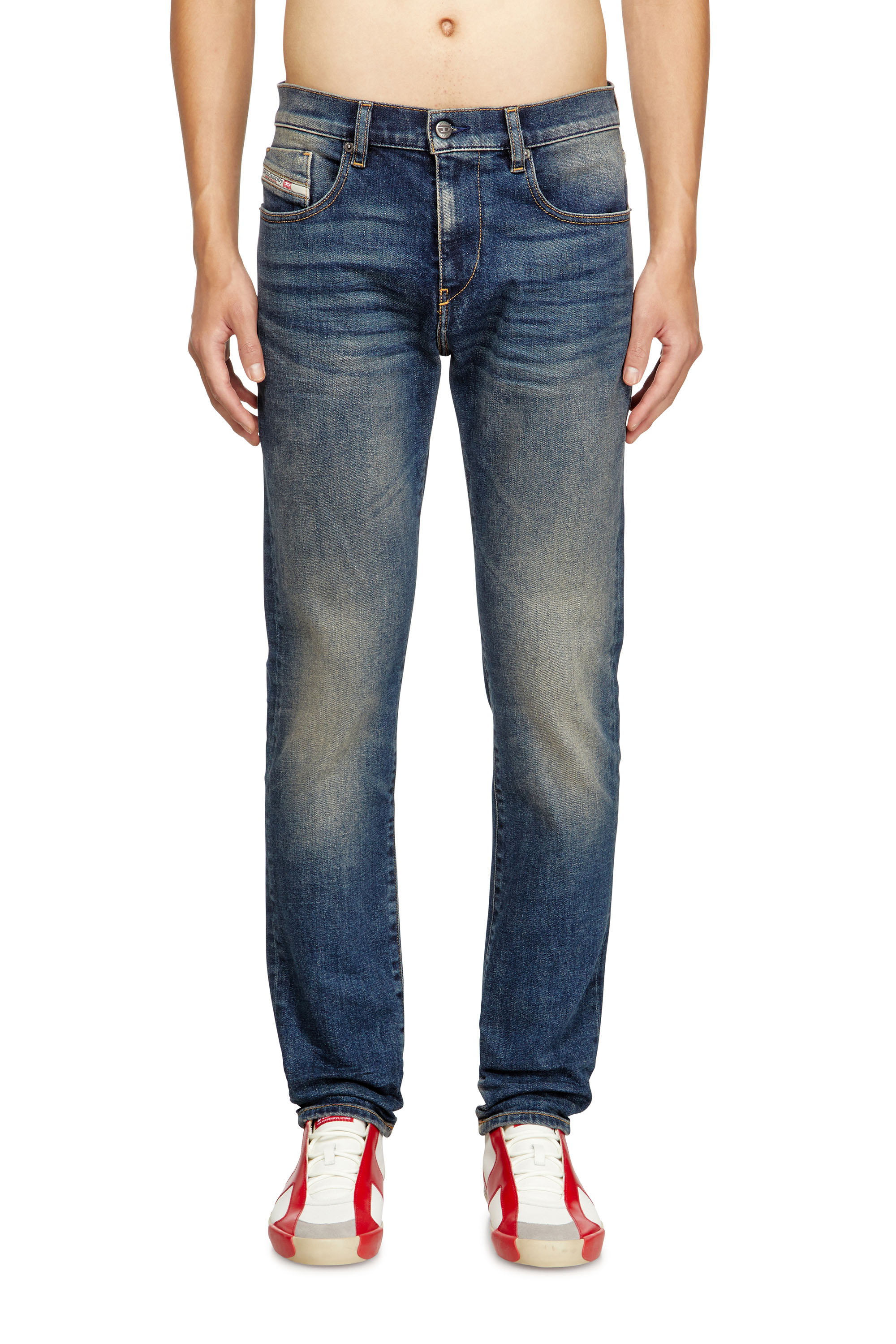Diesel - Man's Slim Jeans 2019 D-Strukt 09M16, Dark Blue - 1