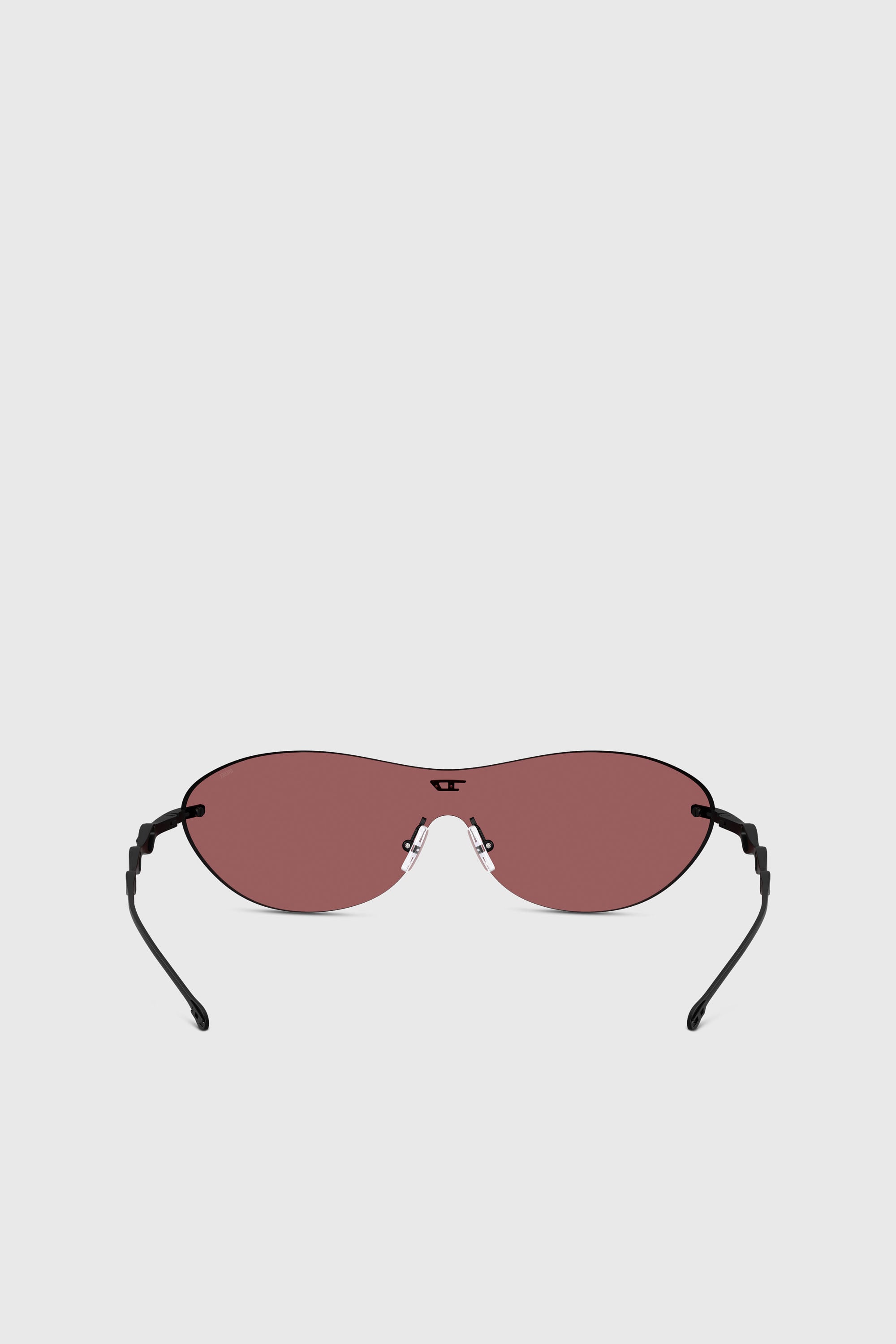 Diesel - 0DL1006 SIZE 35, Unisex's Iconic oval sunglasses in Dark Violet - 3
