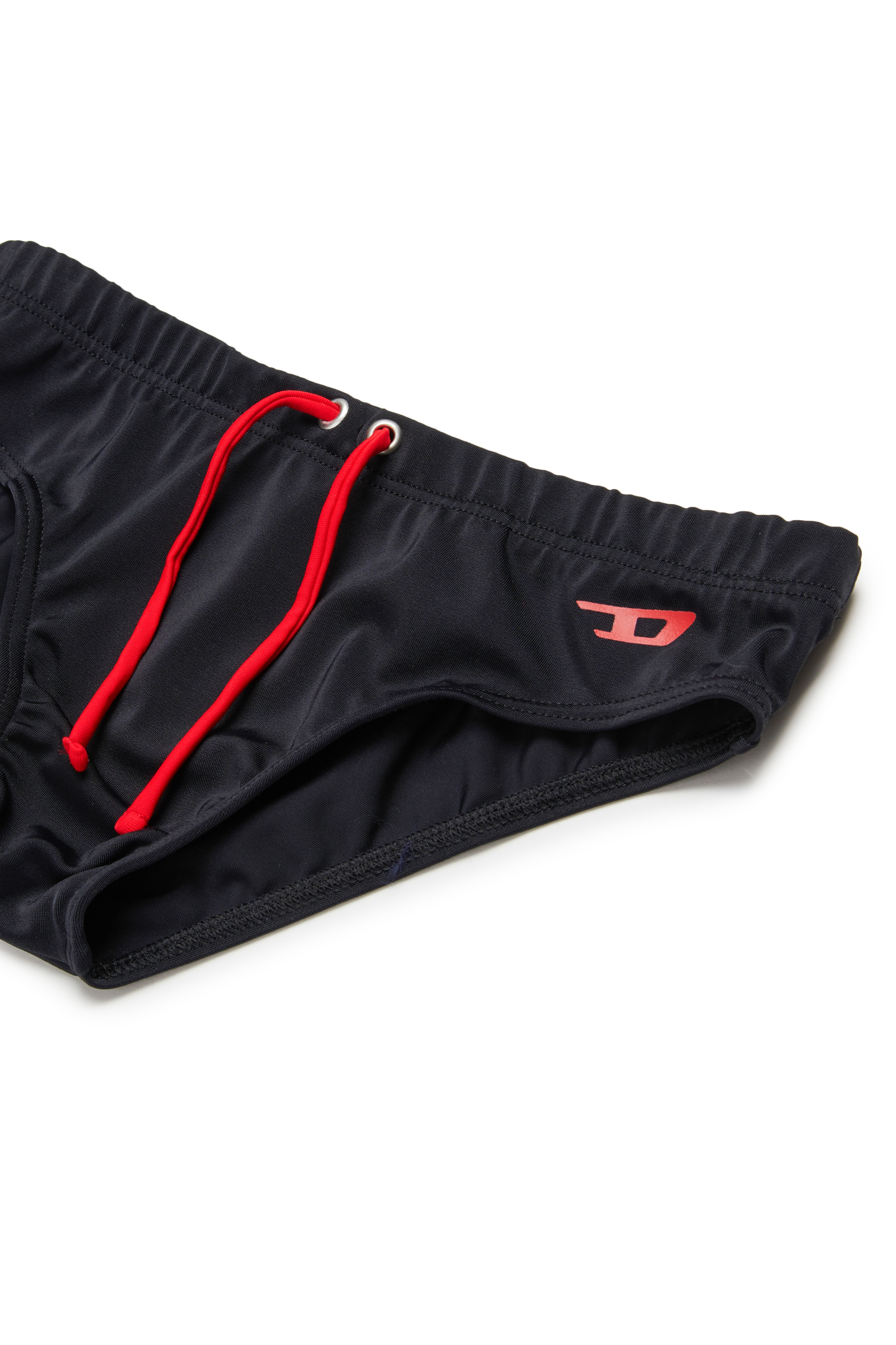 Diesel - MILARDY, Man's Swim briefs with adjustable drawstring in Black - 3