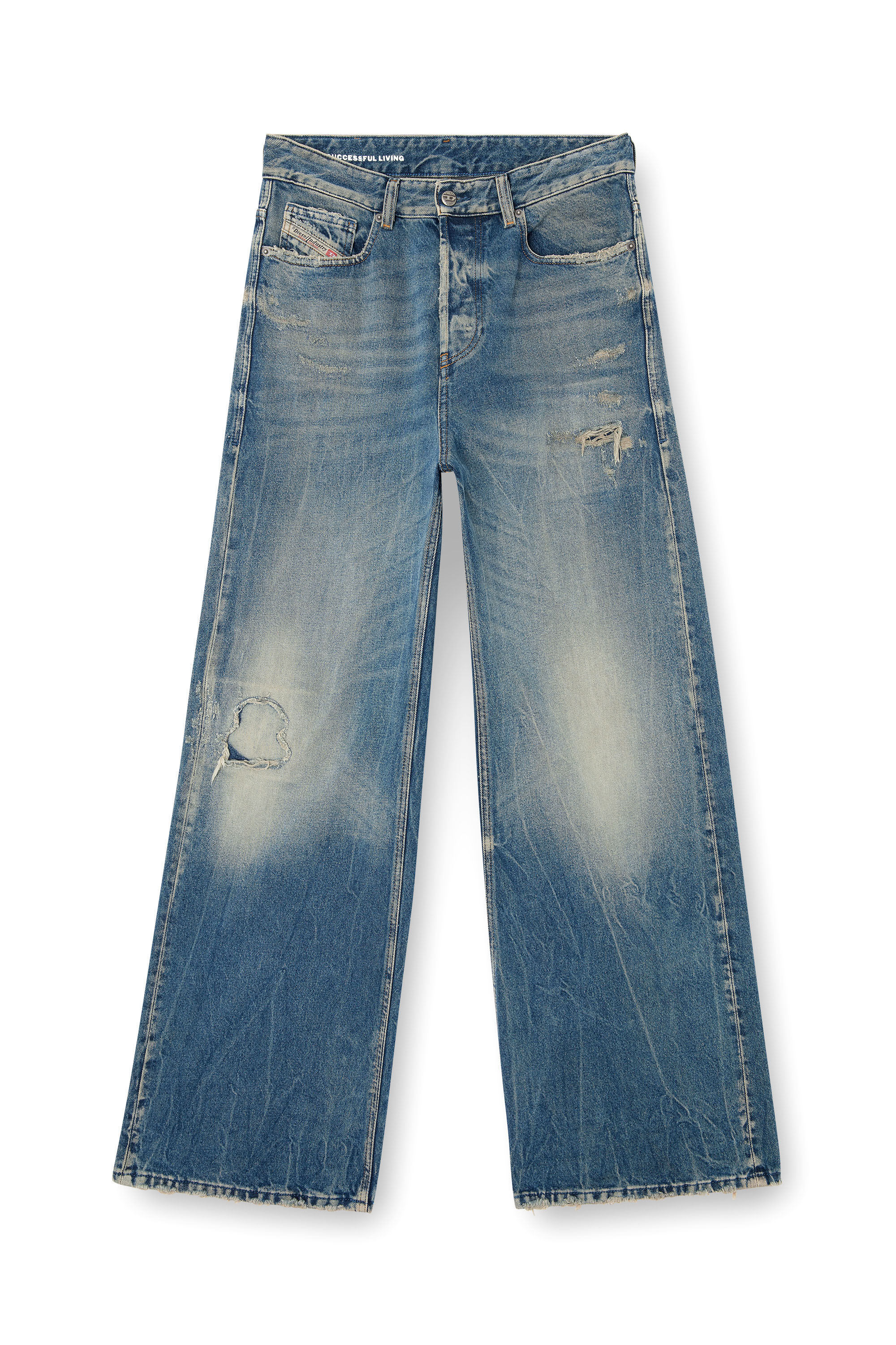 Relaxed Jeans 1996 D-Sire 09M28, Medium blue Diesel - Woman's Relaxed Jeans 1996 D-Sire 09M28, Medium blue - 2