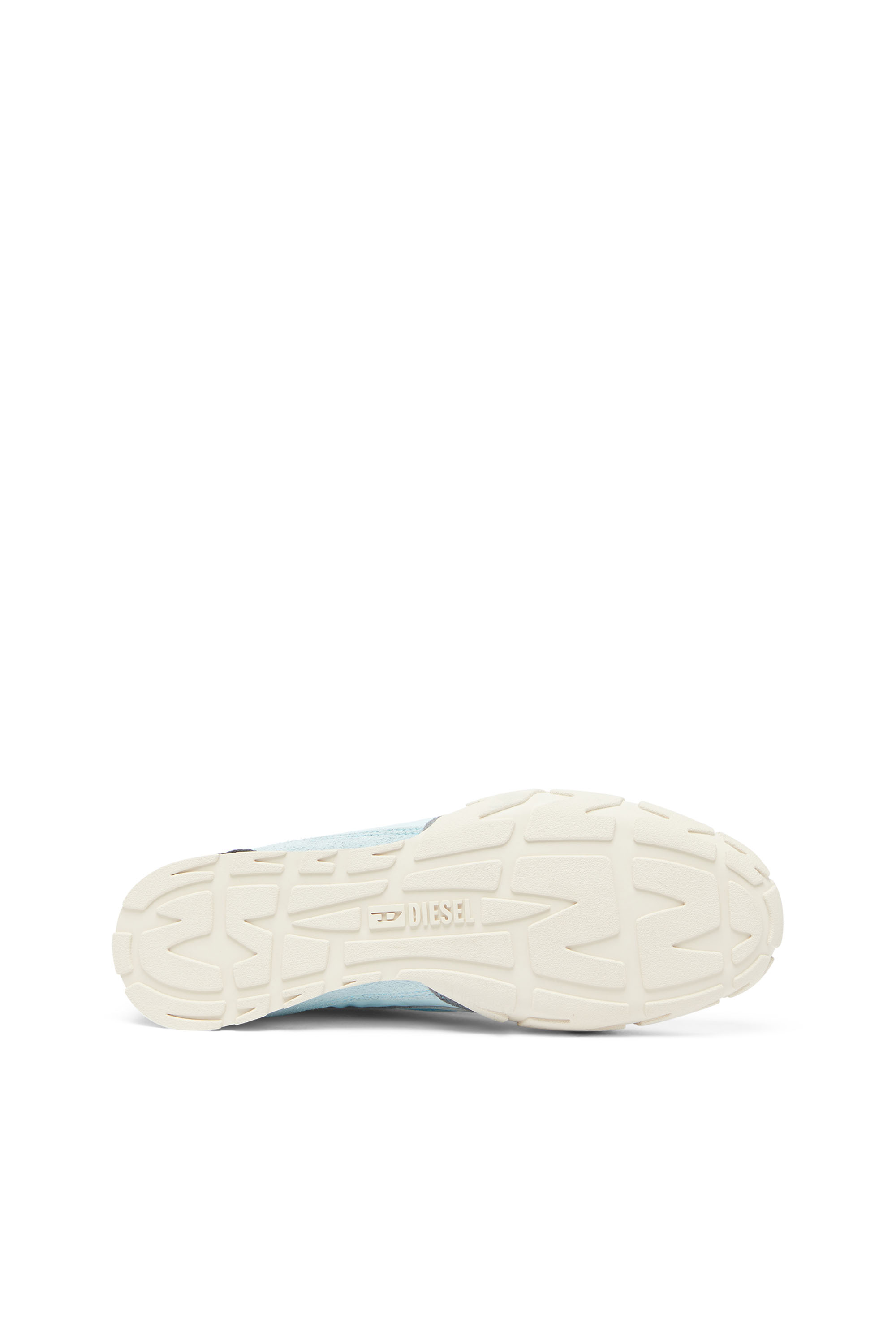 Diesel - S-PAGODHA LOW, Man's S-Pagodha - Sneakers in leather and nylon in Light Blue - 4
