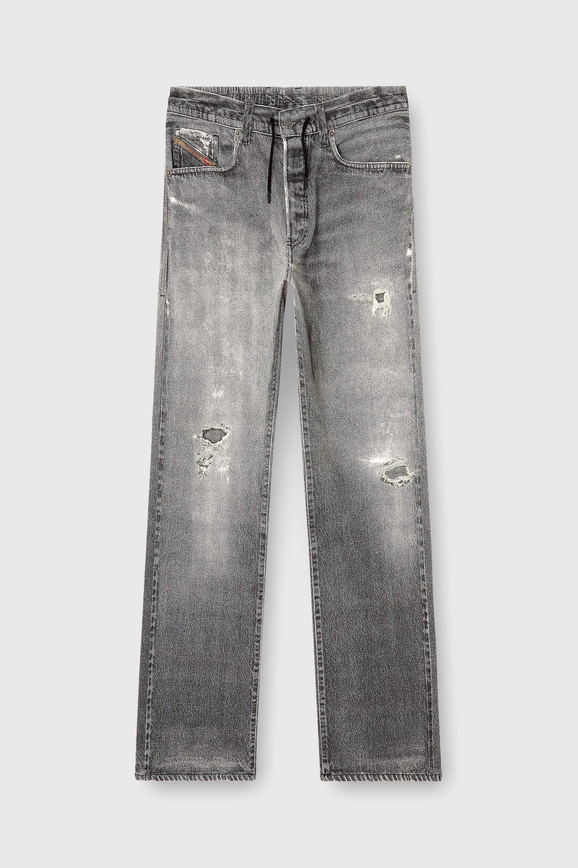 Diesel - Man's Relaxed 2080 D-Reel Joggjeans&reg; 068US, Grey - 4