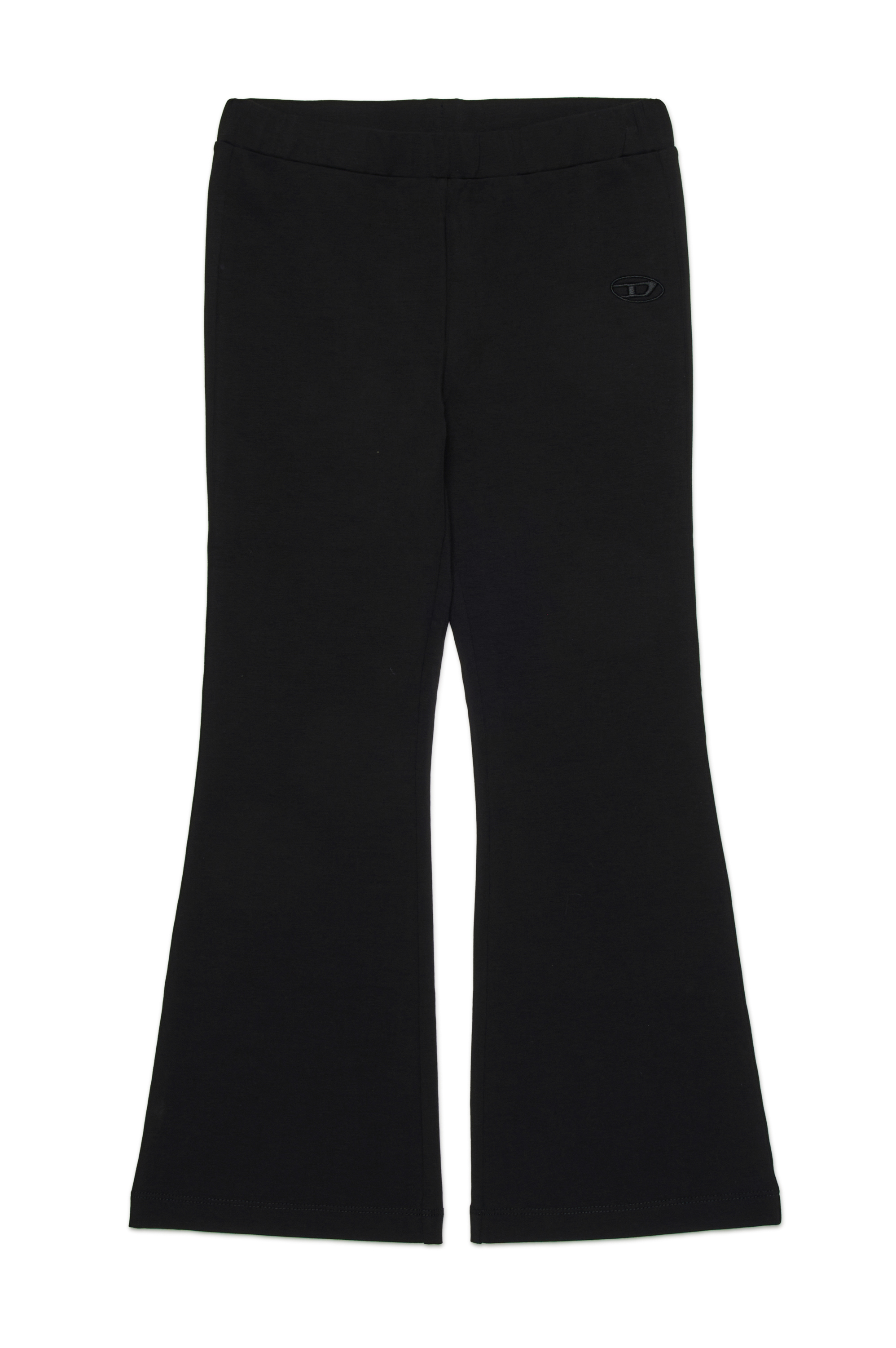 Diesel - PKIA, Woman's Flared leggings  with Oval D embroidery in Black - 1