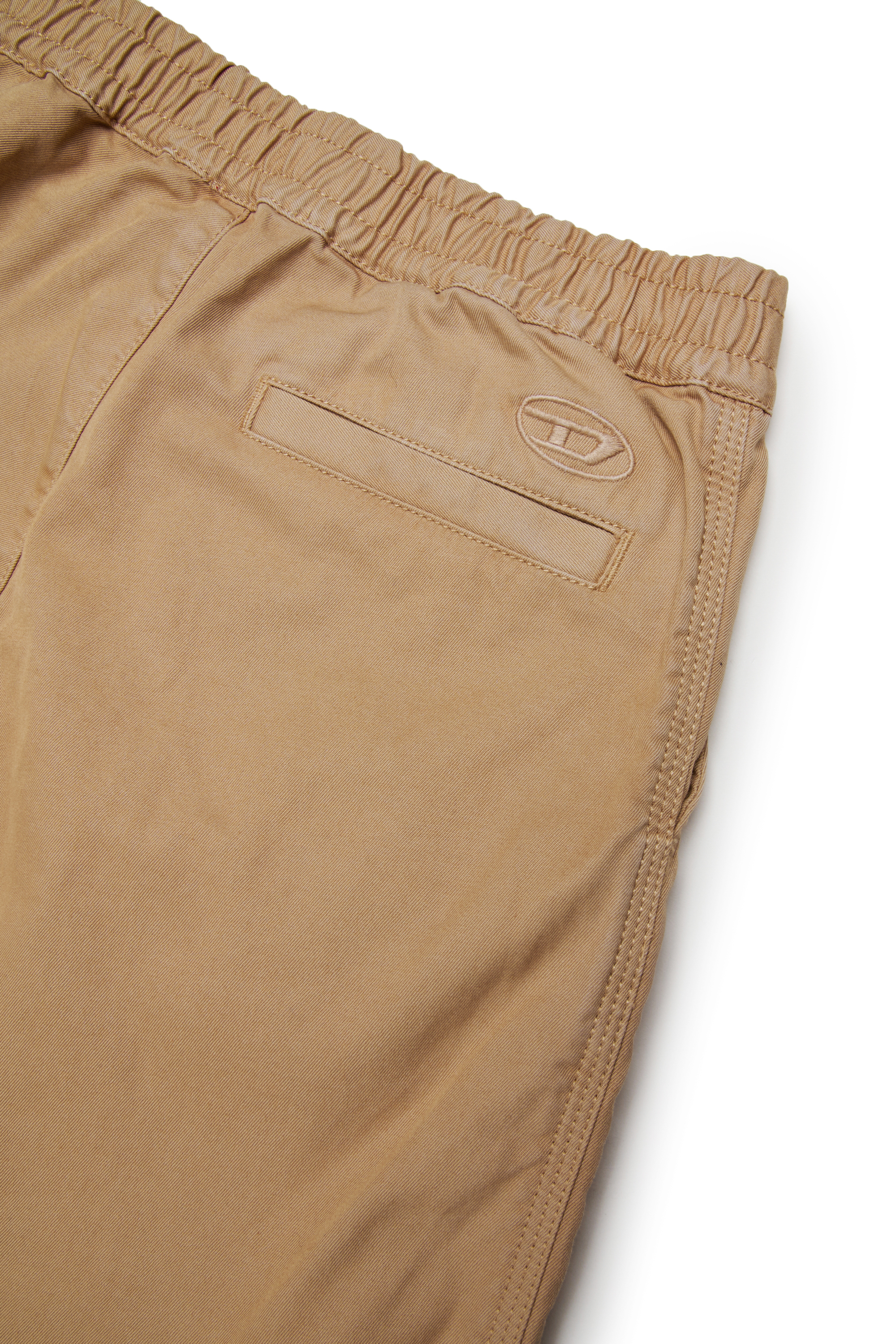Diesel - PDANZEL, Unisex's Cotton cargo pants with multiple pockets in Light Brown - 4