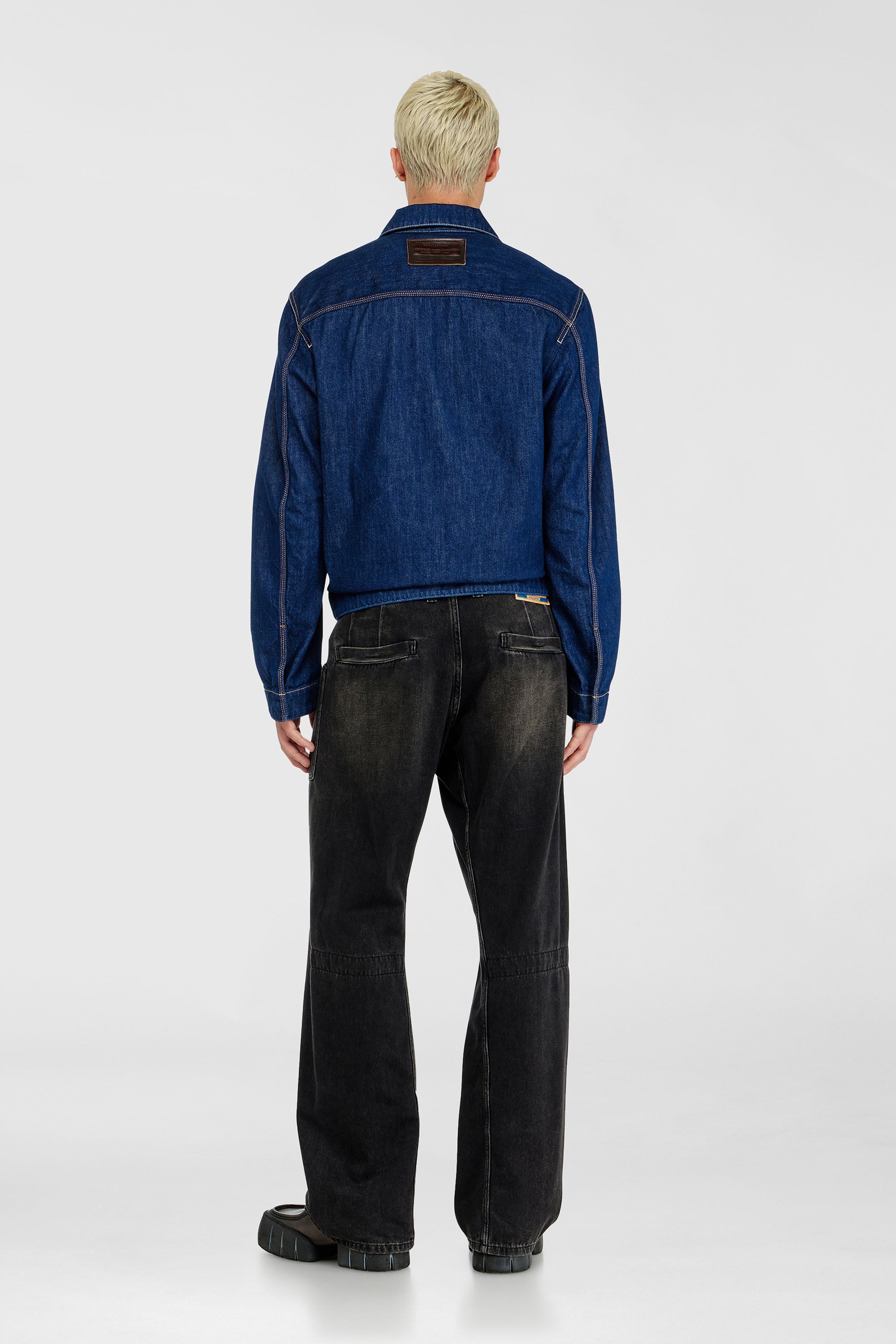 Men's Relaxed Jeans | Regular Waist D-ZetaBlack/Dark grey | Diesel RO