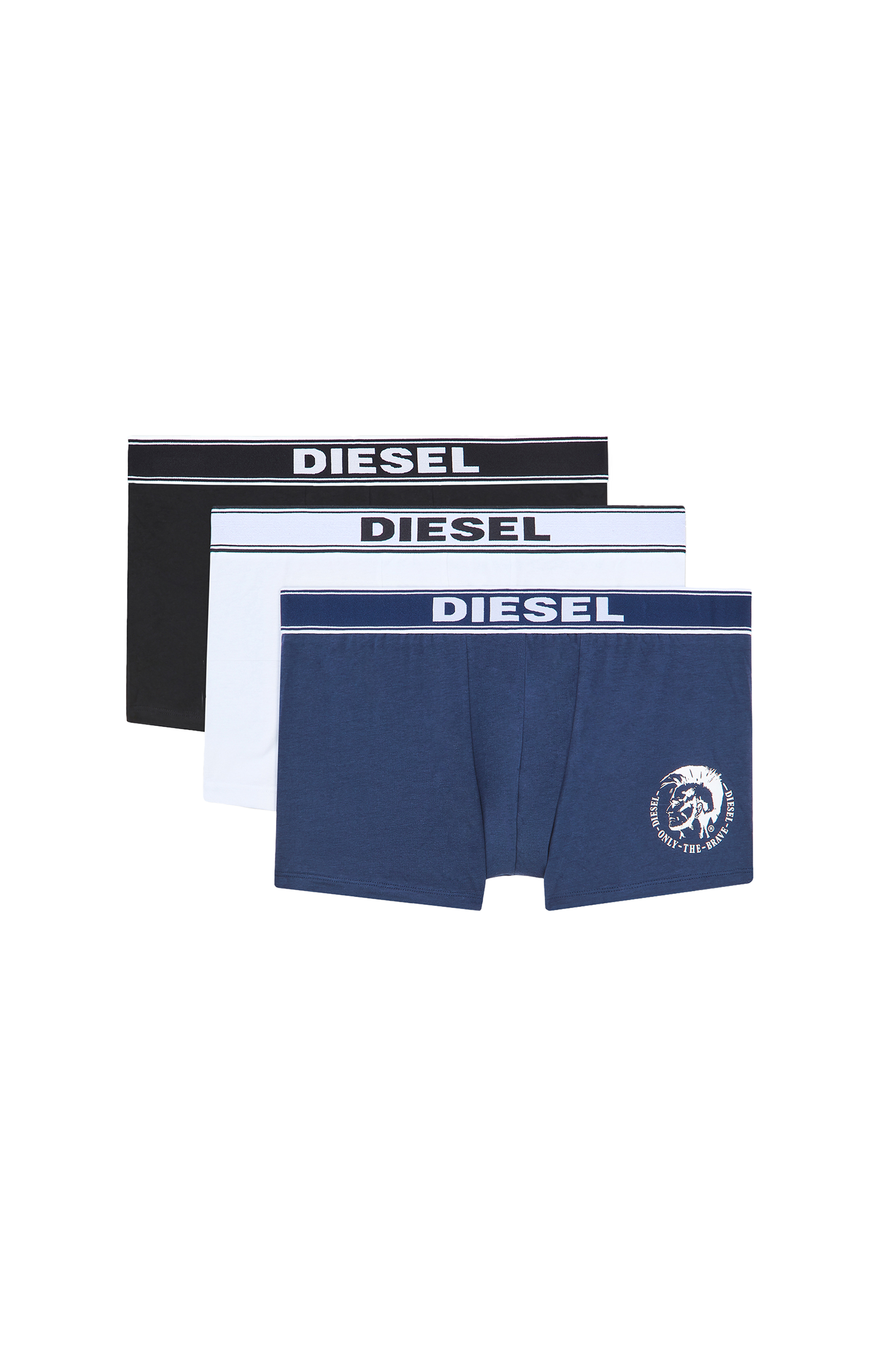 UMBX-SHAWNTHREEPACK, Black/Blue - Trunks