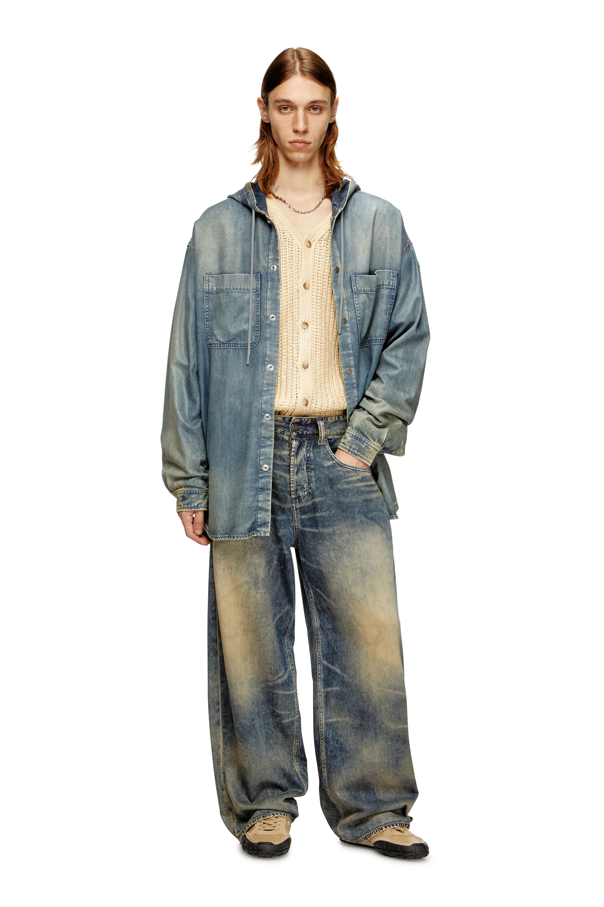 Relaxed Jeans 1997 D-Enim-M 0CEBB, Medium blue Diesel - Man's Relaxed Jeans 1997 D-Enim-M 0CEBB, Medium blue - 1