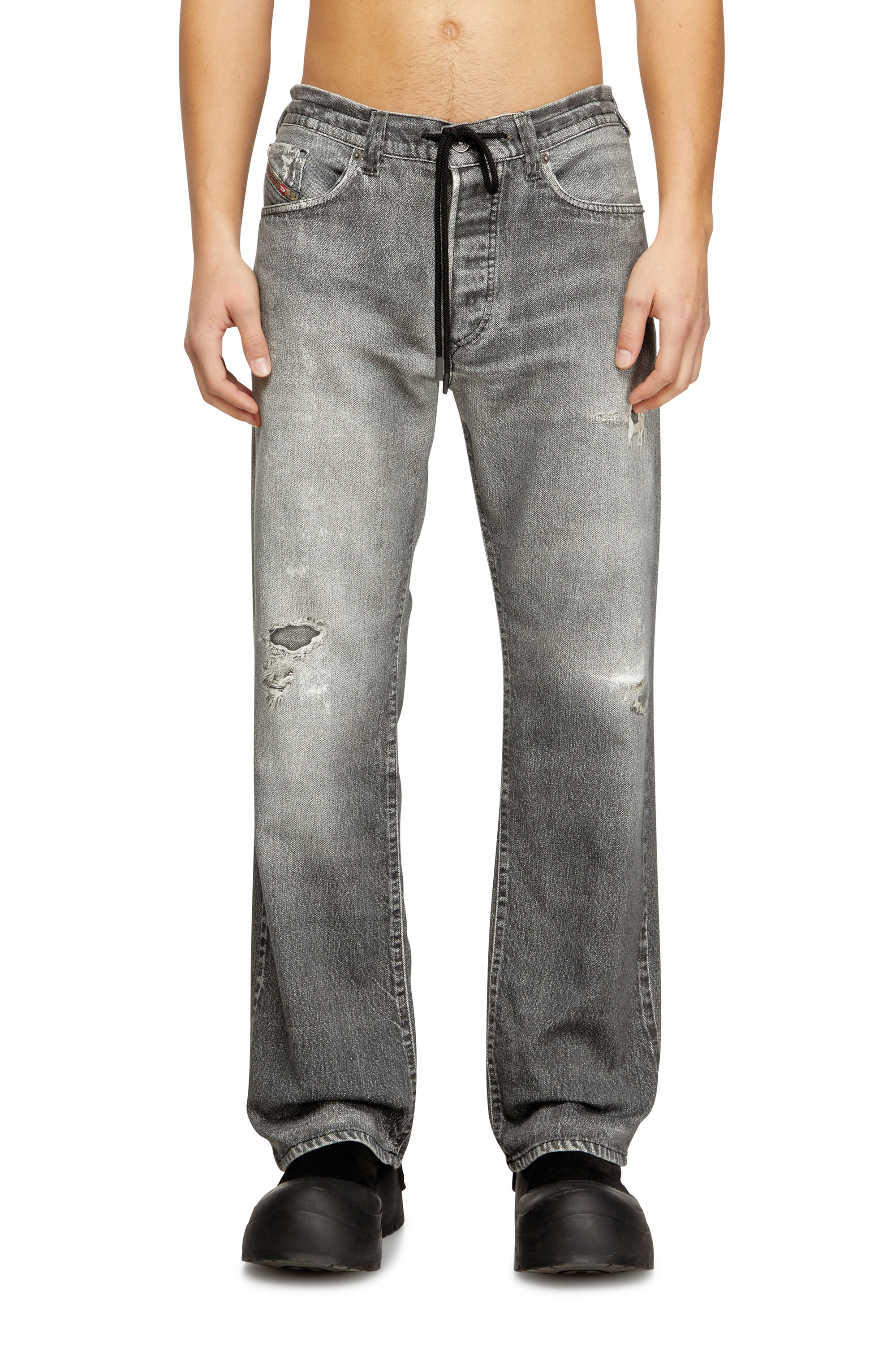 Diesel - Man's Relaxed 2080 D-Reel Joggjeans® 068US, Grey - 3