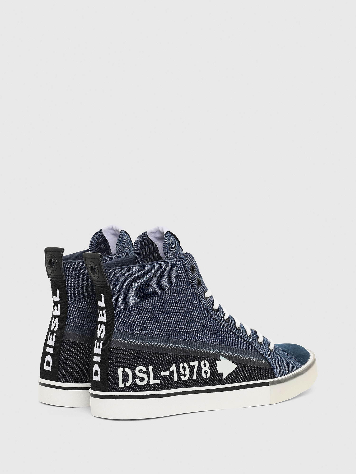 Diesel S-Dvelows Mid Green Hi Top Sneakers | Fruugo UK
