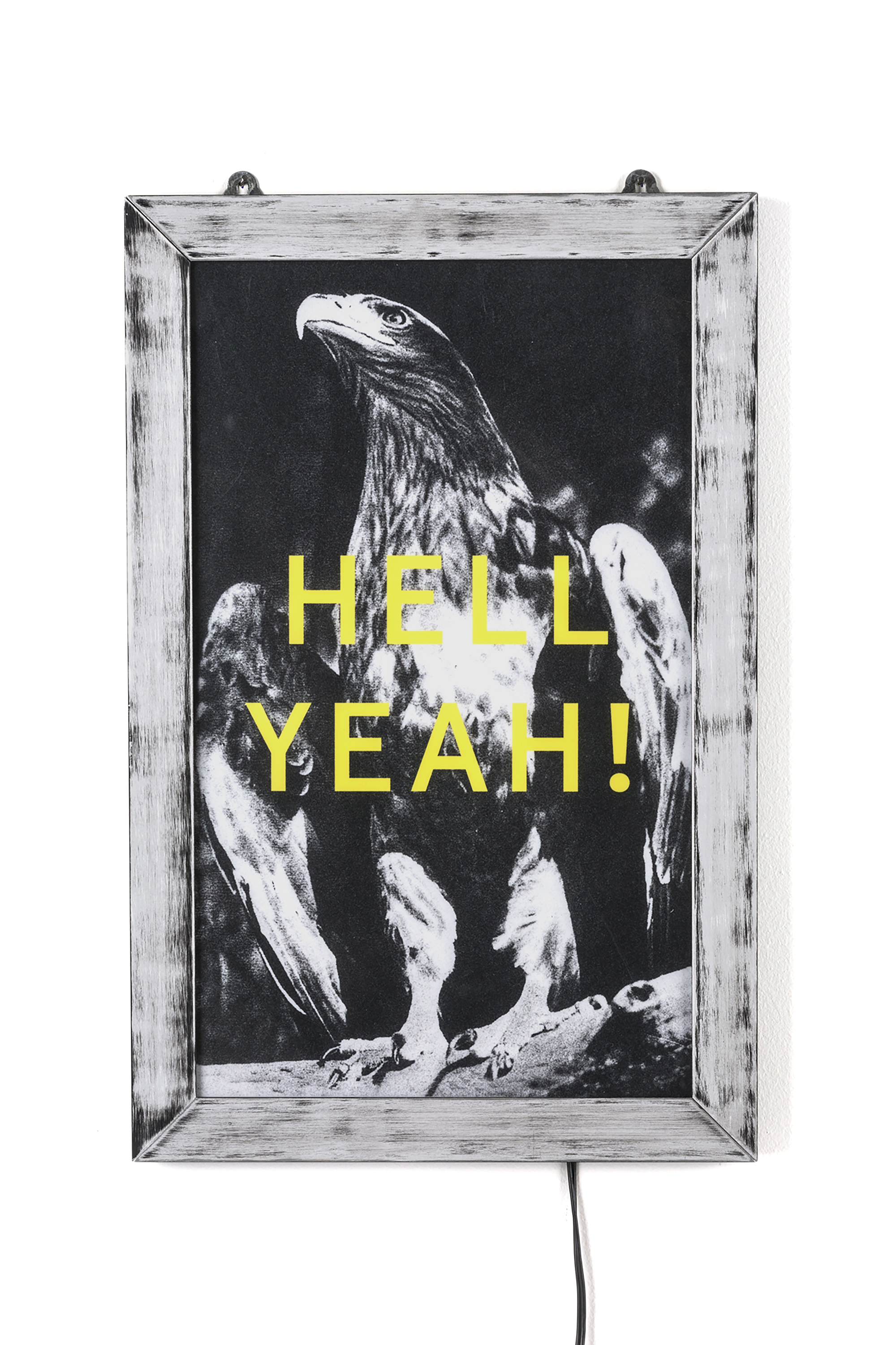 Diesel - 11011 FRAME IT!, Unisex's Poster "Hell yeah!" in Silver - 1