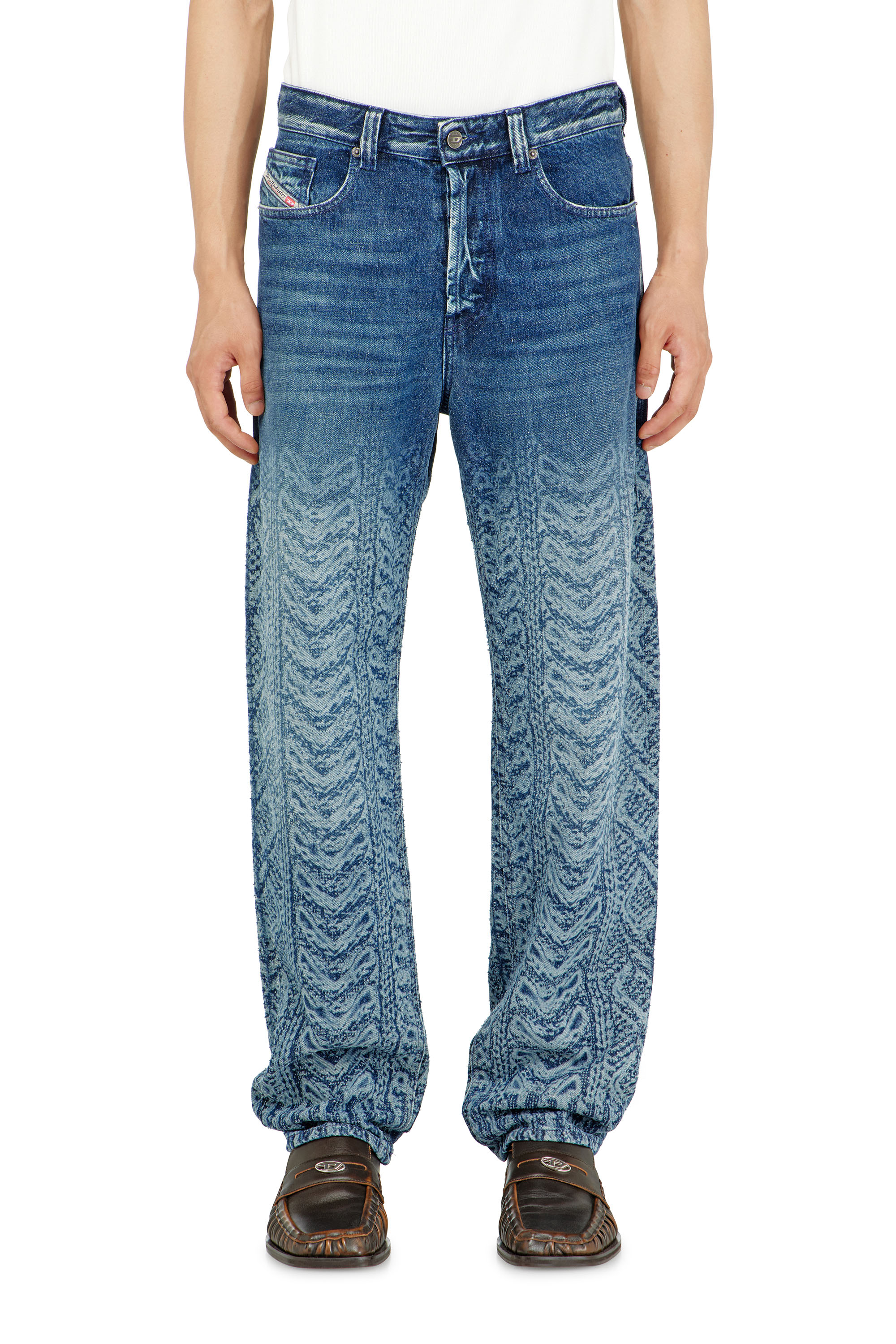 Diesel - Man's Regular Jeans 2024 D-Macs 007EV, Dark Blue - 2