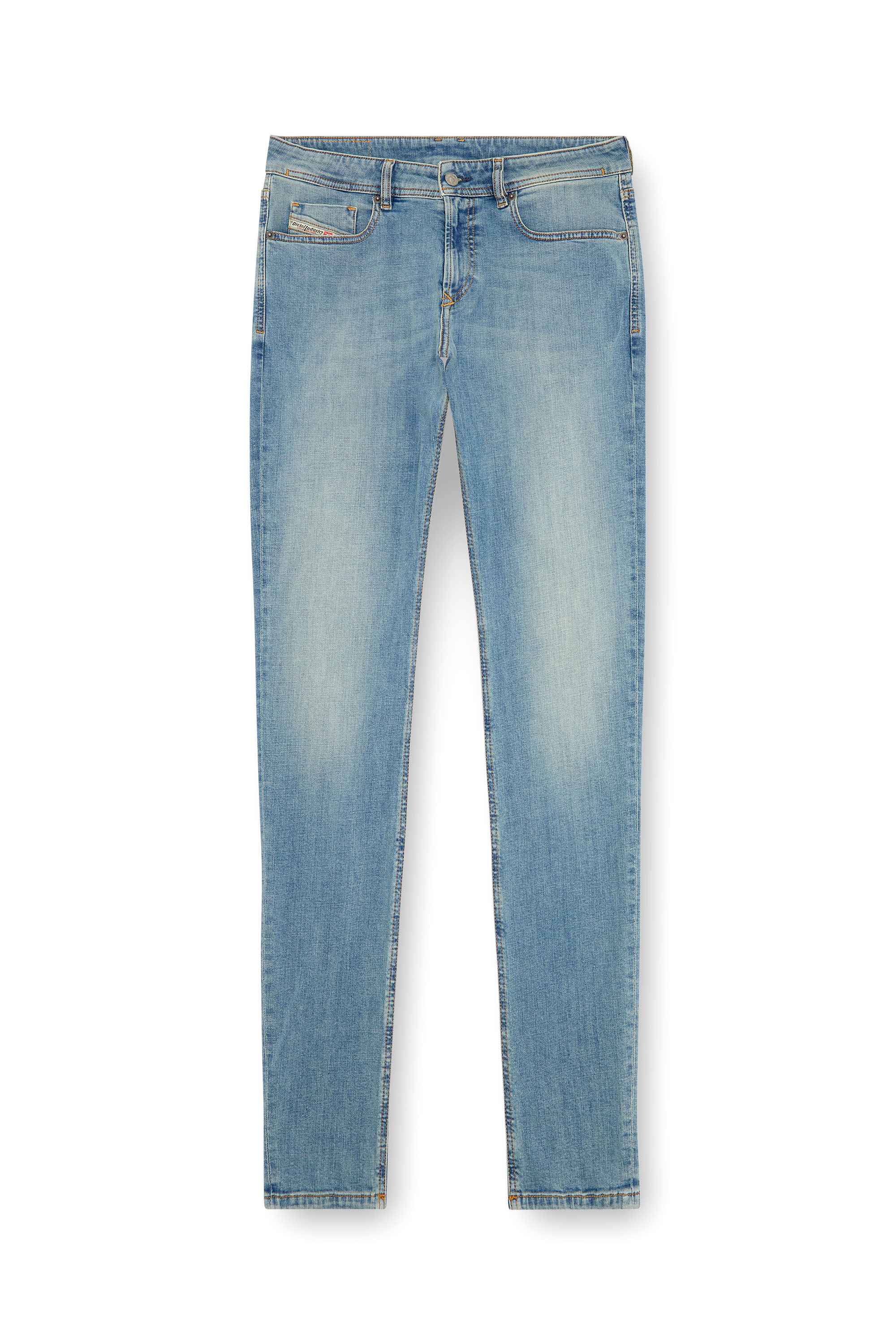 Diesel - Man's Skinny Jeans 1979 Sleenker 09J16, Light Blue - 3