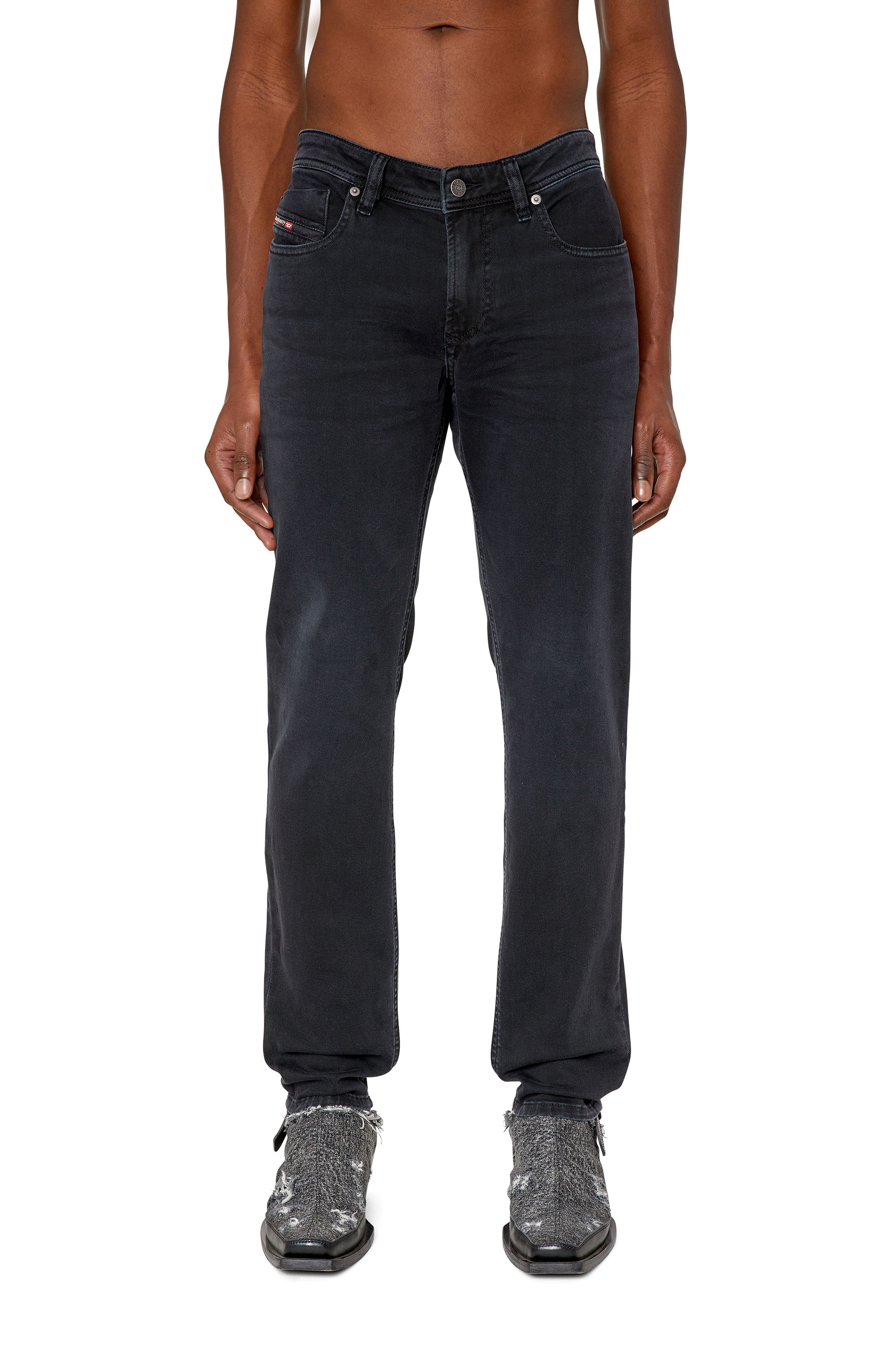 Diesel - 1979 Sleenker 0QWTX Skinny Jeans, Black/Dark grey - Image 1