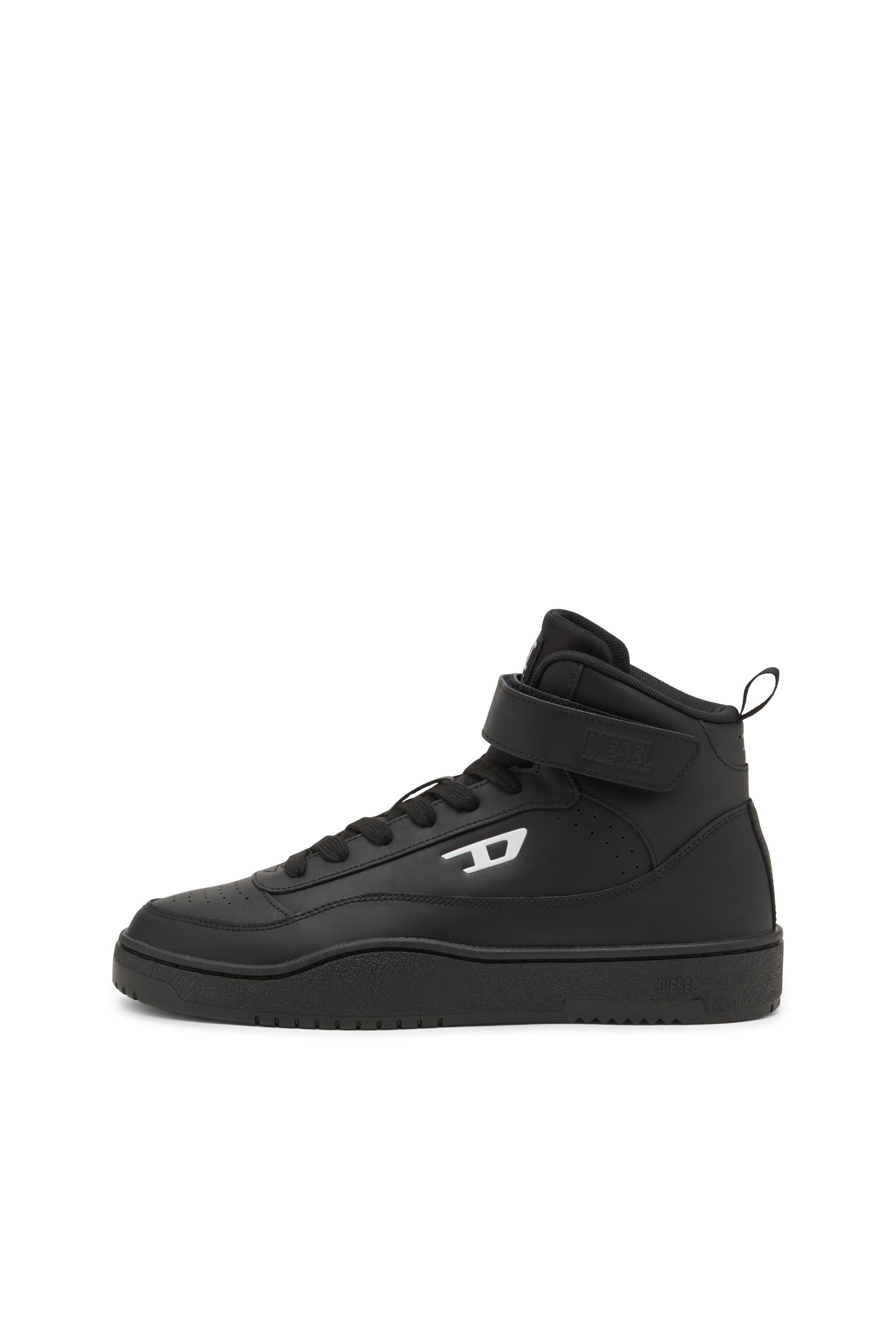 Diesel - S-TRACKER-D MID, Man's Mid top sneaker in Black - 7