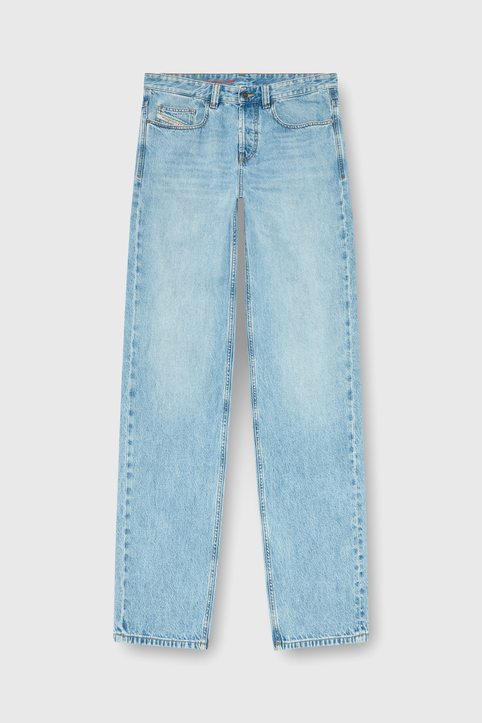 Diesel - Man's Relaxed Jeans 2001 D-Macro 09I29, Light Blue - 6