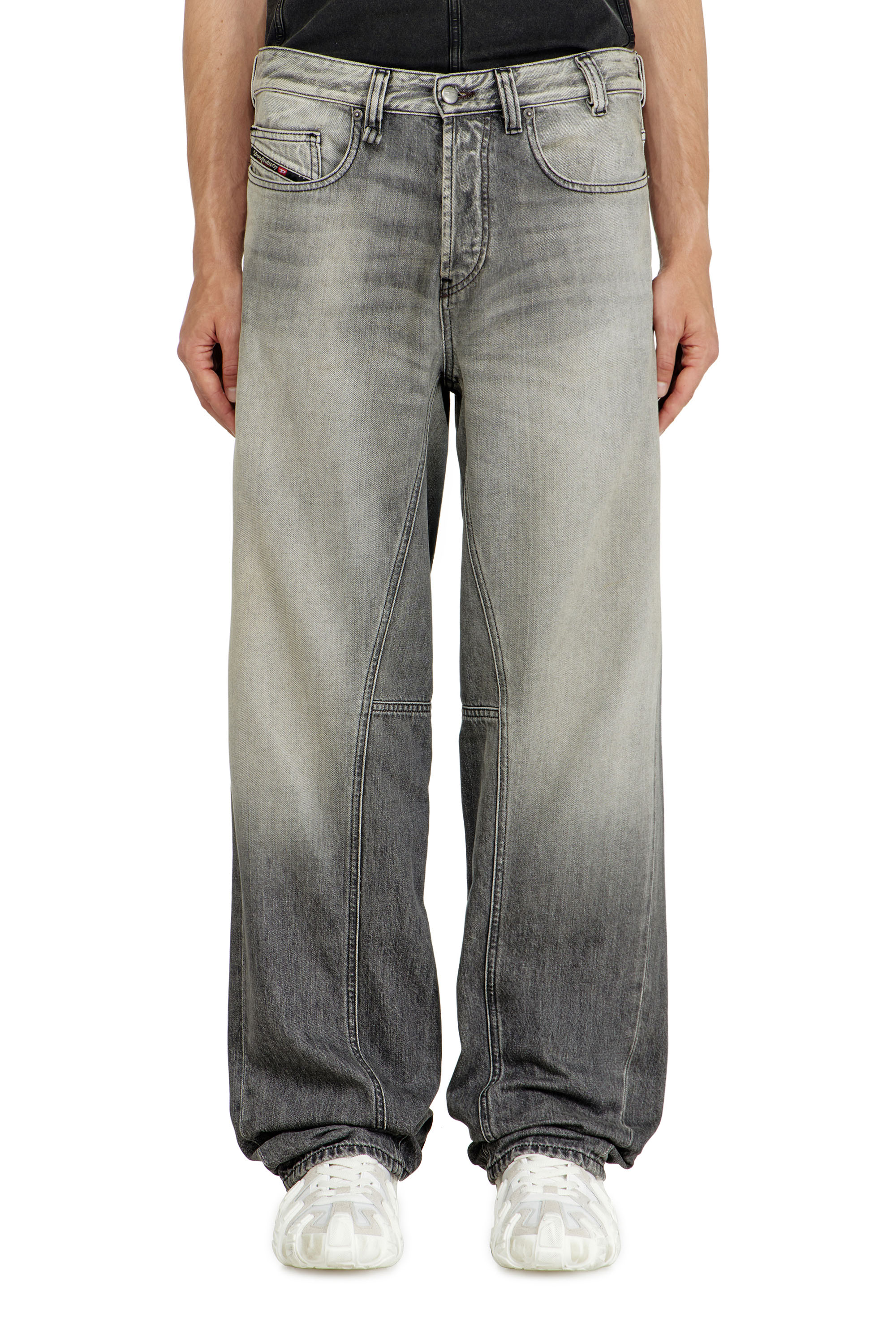 Diesel - Man's Relaxed Jeans 2001 D-Macro 09P56, Grey - 1