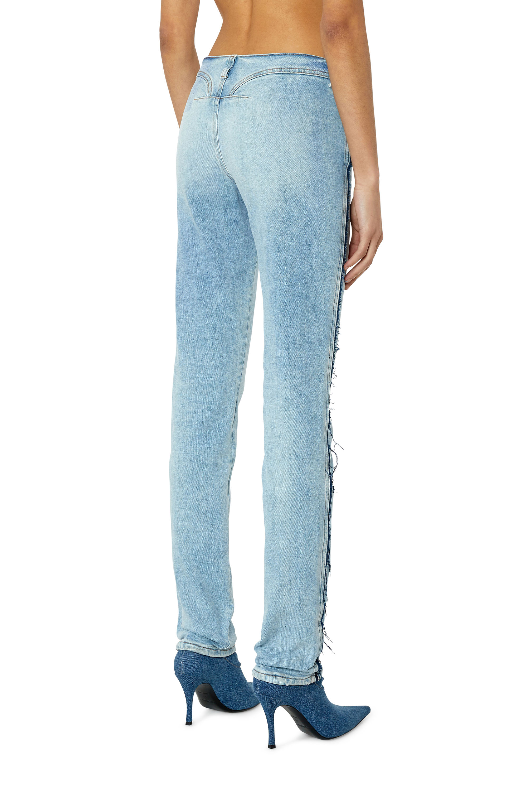 Diesel - D-Tail 09F41 Skinny Jeans, Light Blue - Image 3