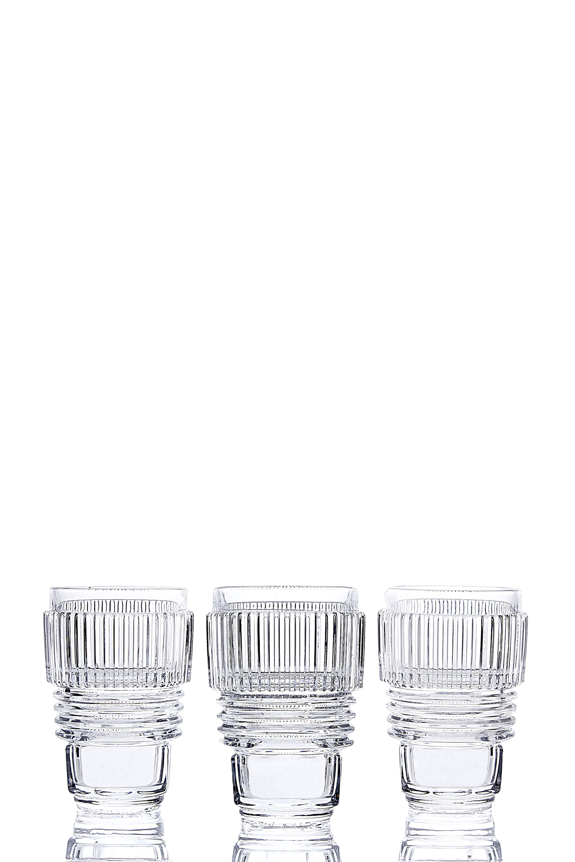 Diesel - MACHINE COLLECTION, Unisex's Set of 3 large glasses in Generic - 1