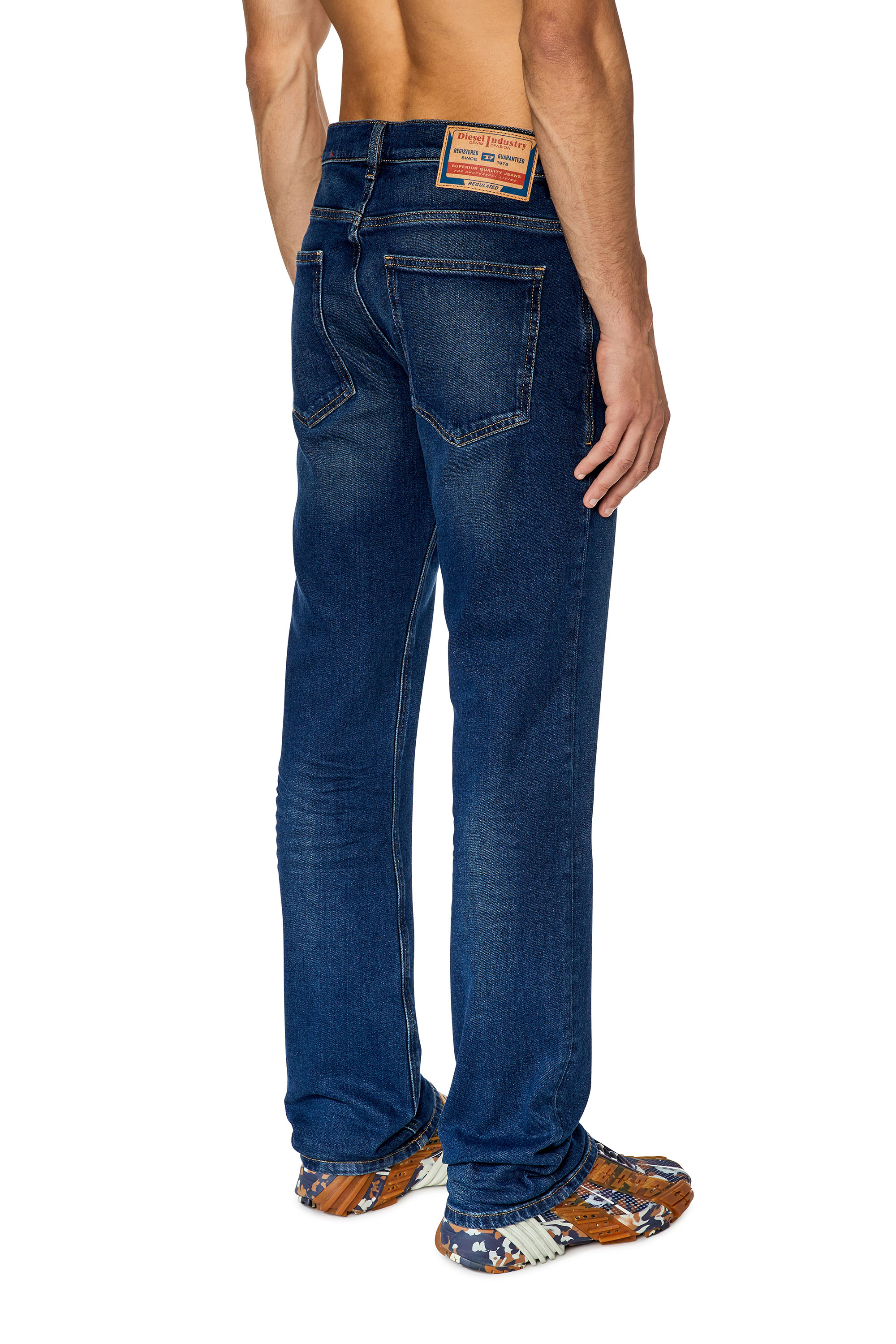 Diesel - 2021 D-Vocs 0GYCS Bootcut Jeans, Dark Blue - Image 2