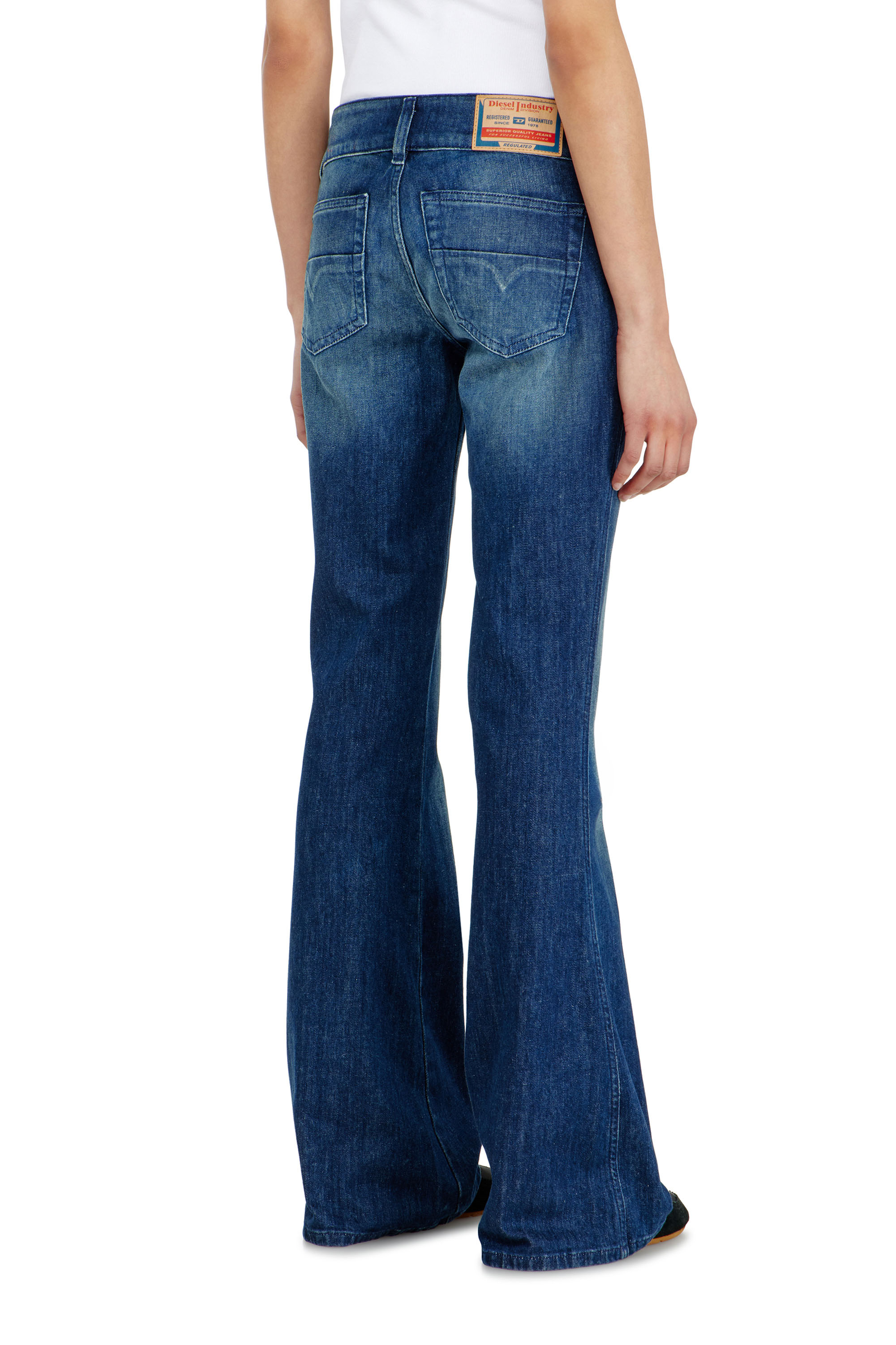Diesel - Woman's Bootcut Jeans D-Hush 0KBBR, Dark Blue - 5