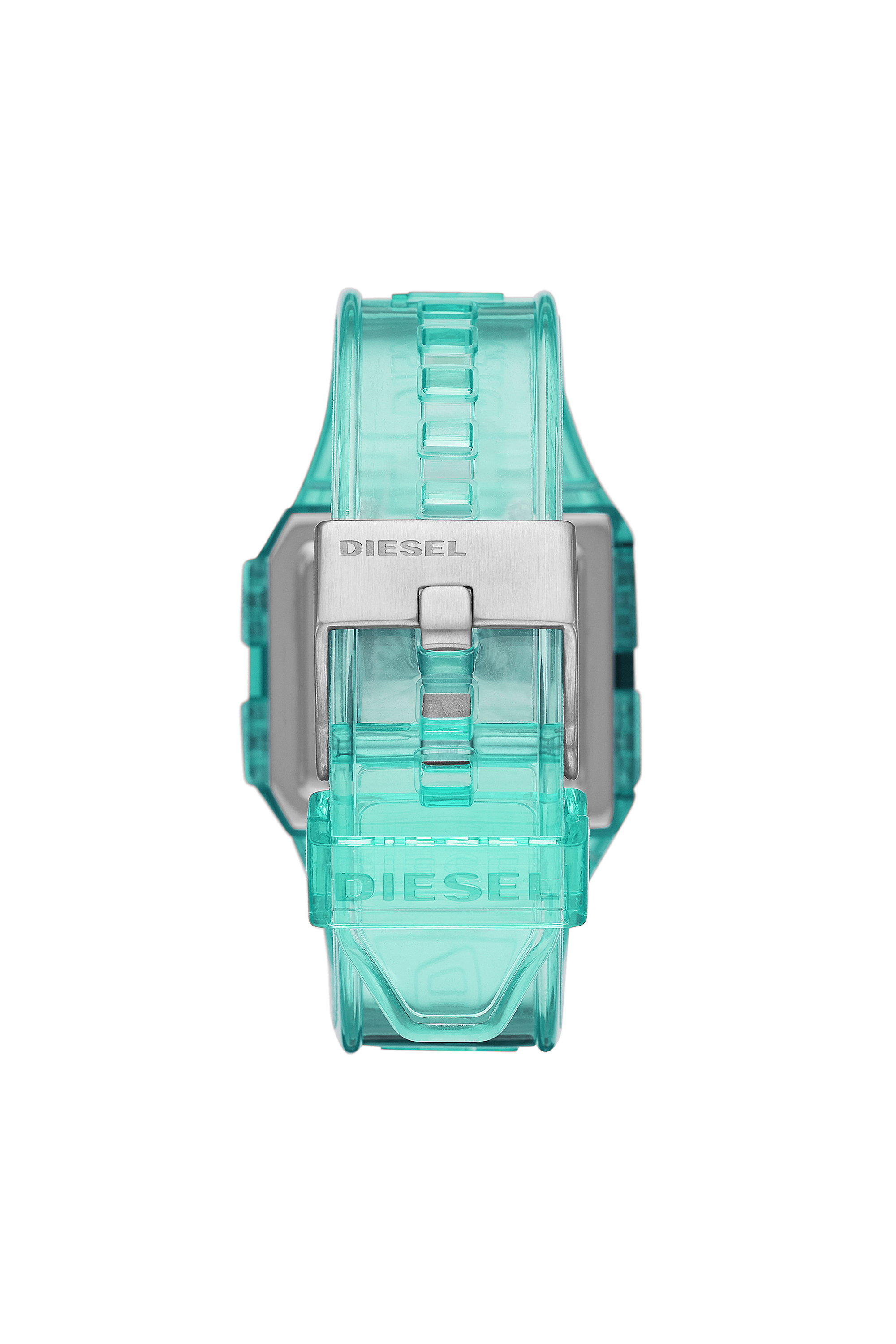 Diesel - DZ1921, Unisex's Chopped Digital Millennial Mint Transparent Watch in Azure - 2