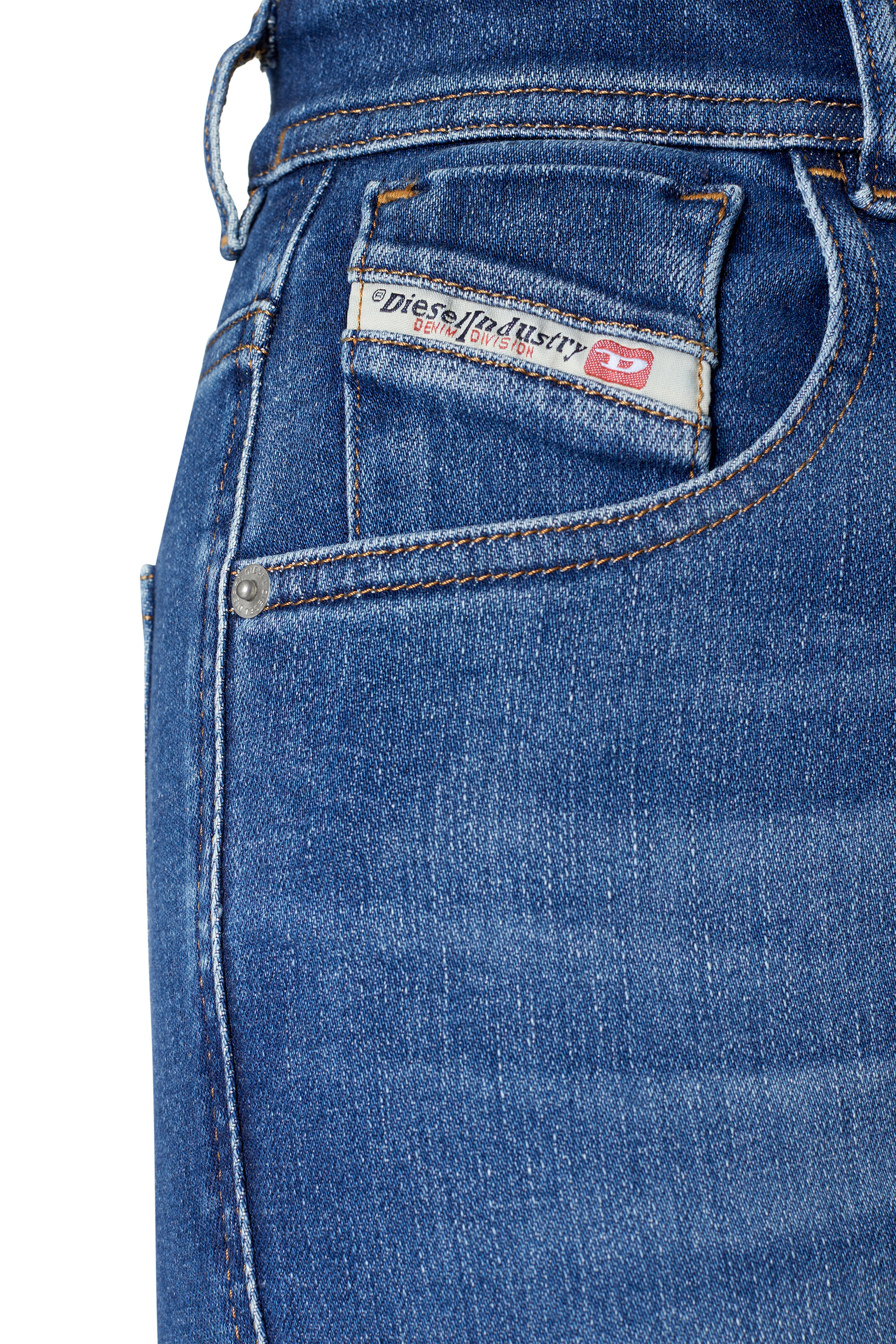 Diesel - Super skinny Jeans 1984 Slandy-High 09C21, Medium blue - Image 4