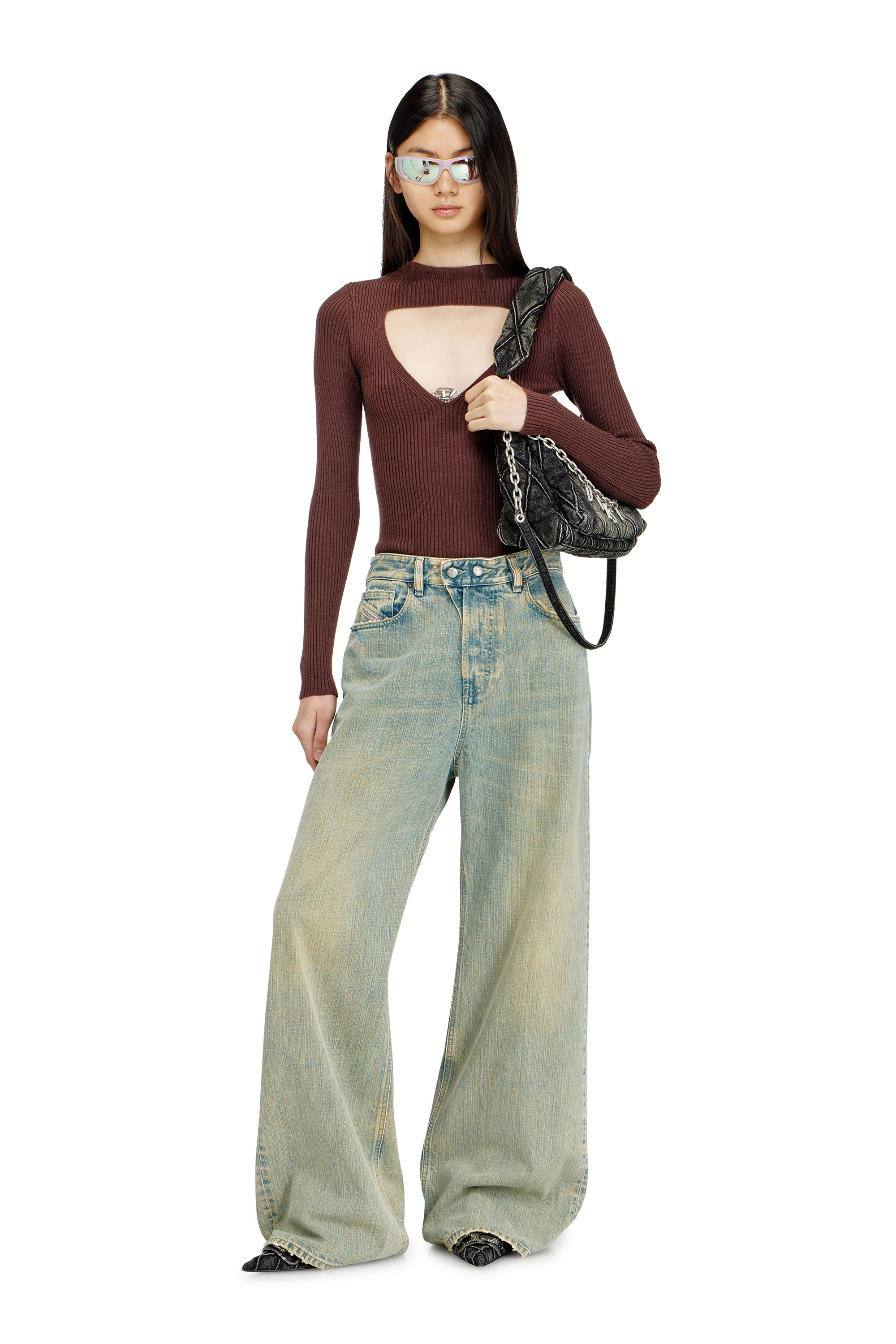 Diesel - Woman's Relaxed Jeans 1996 D-Sire 007CY, Medium blue - 1