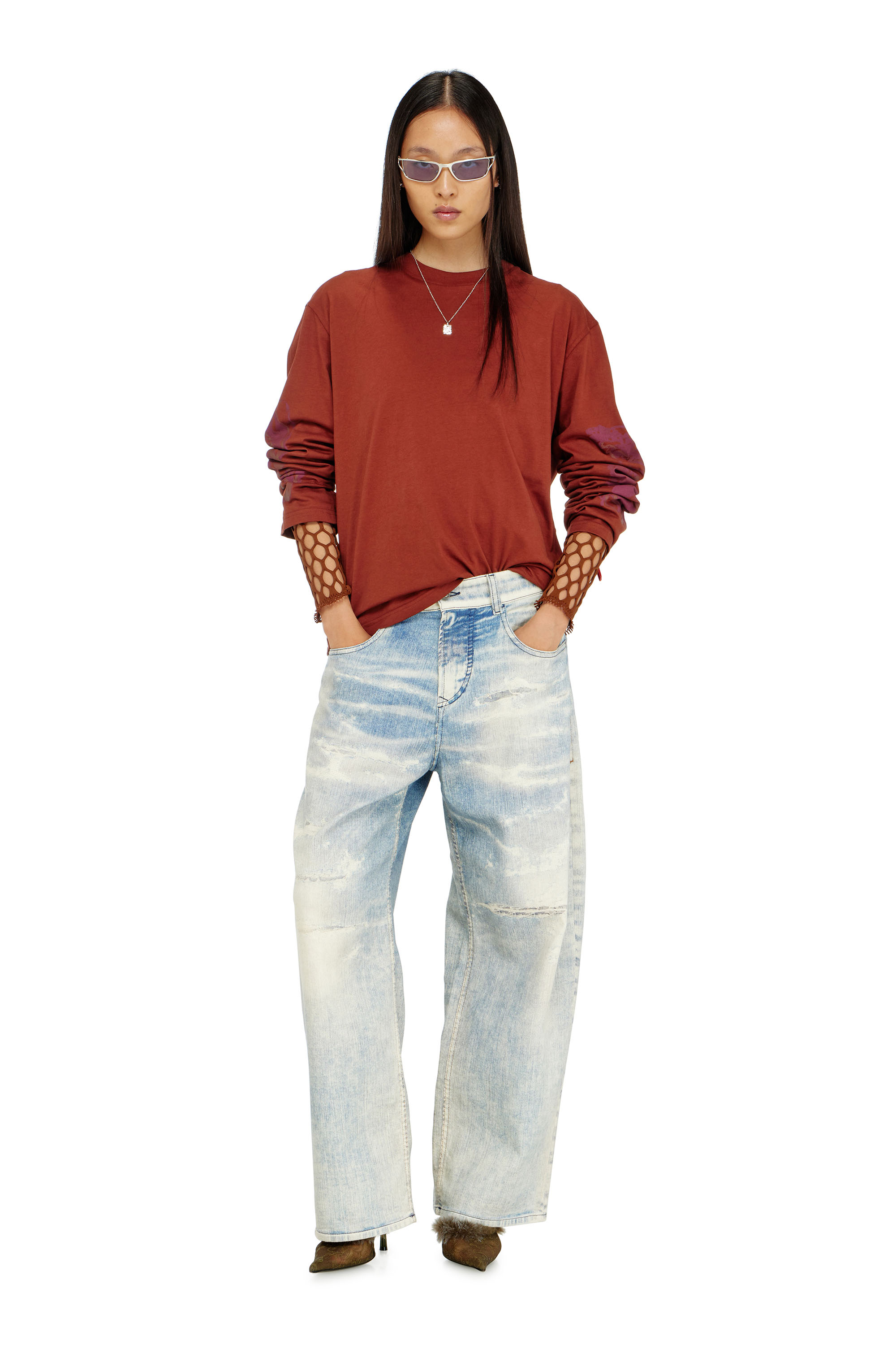 Diesel - Unisex's Relaxed 2097 D-Enim-M Joggjeans&reg; 068XM, Light Blue - 2