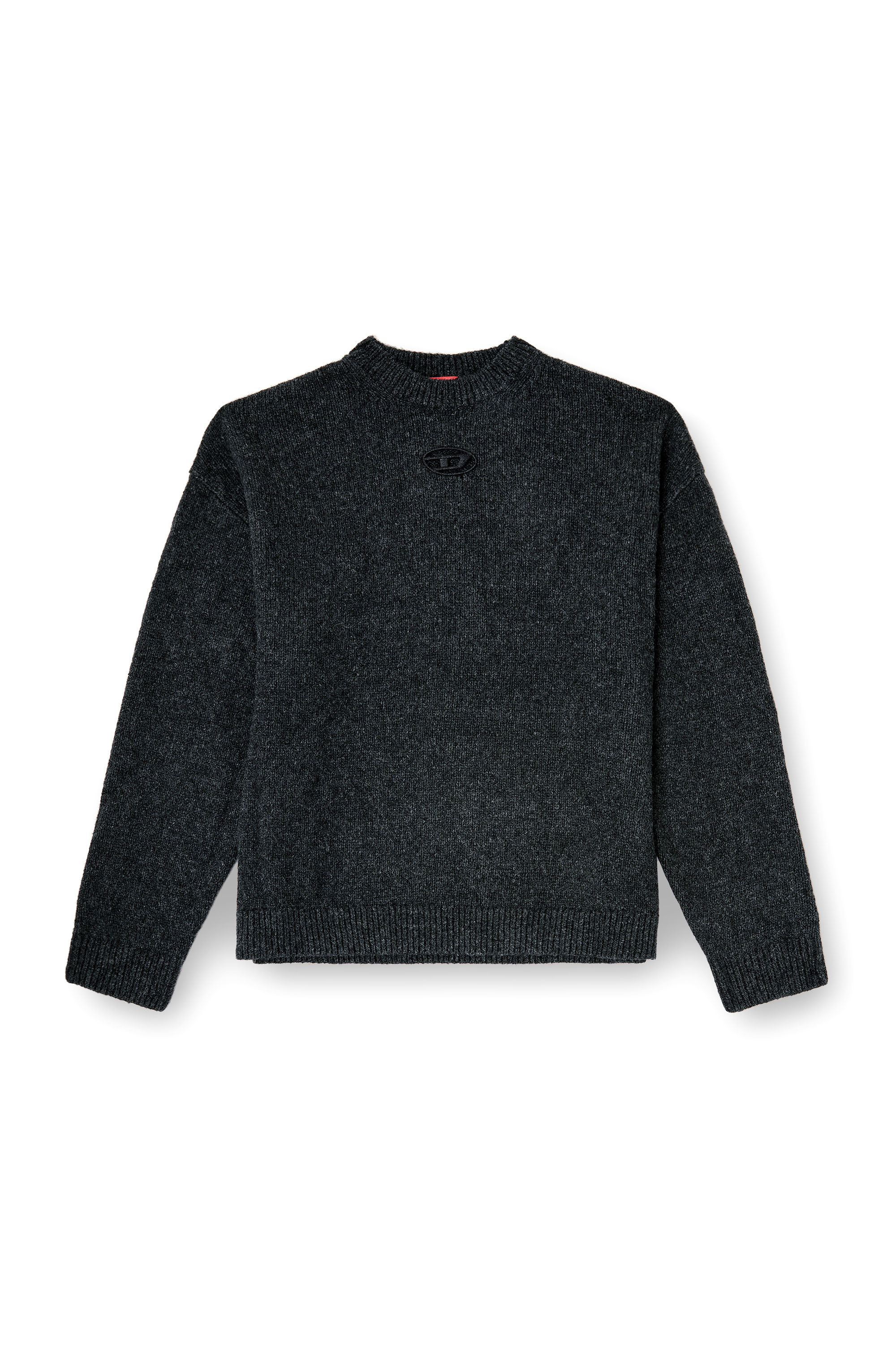 Diesel - K-AREESO, Man's Jumper in wool and alpaca blend in Black - 2