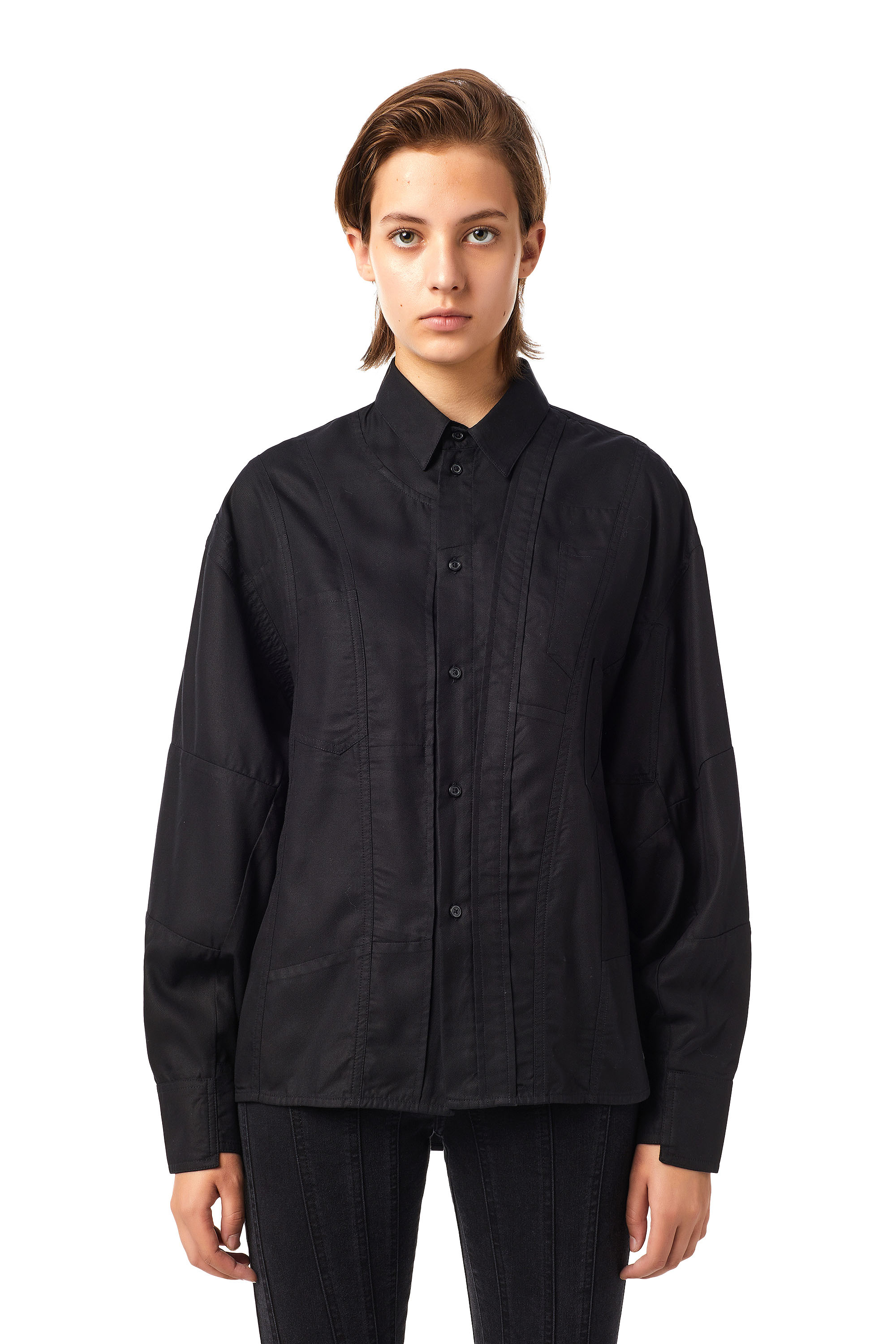 C-VALERIA-A, Black - Shirts