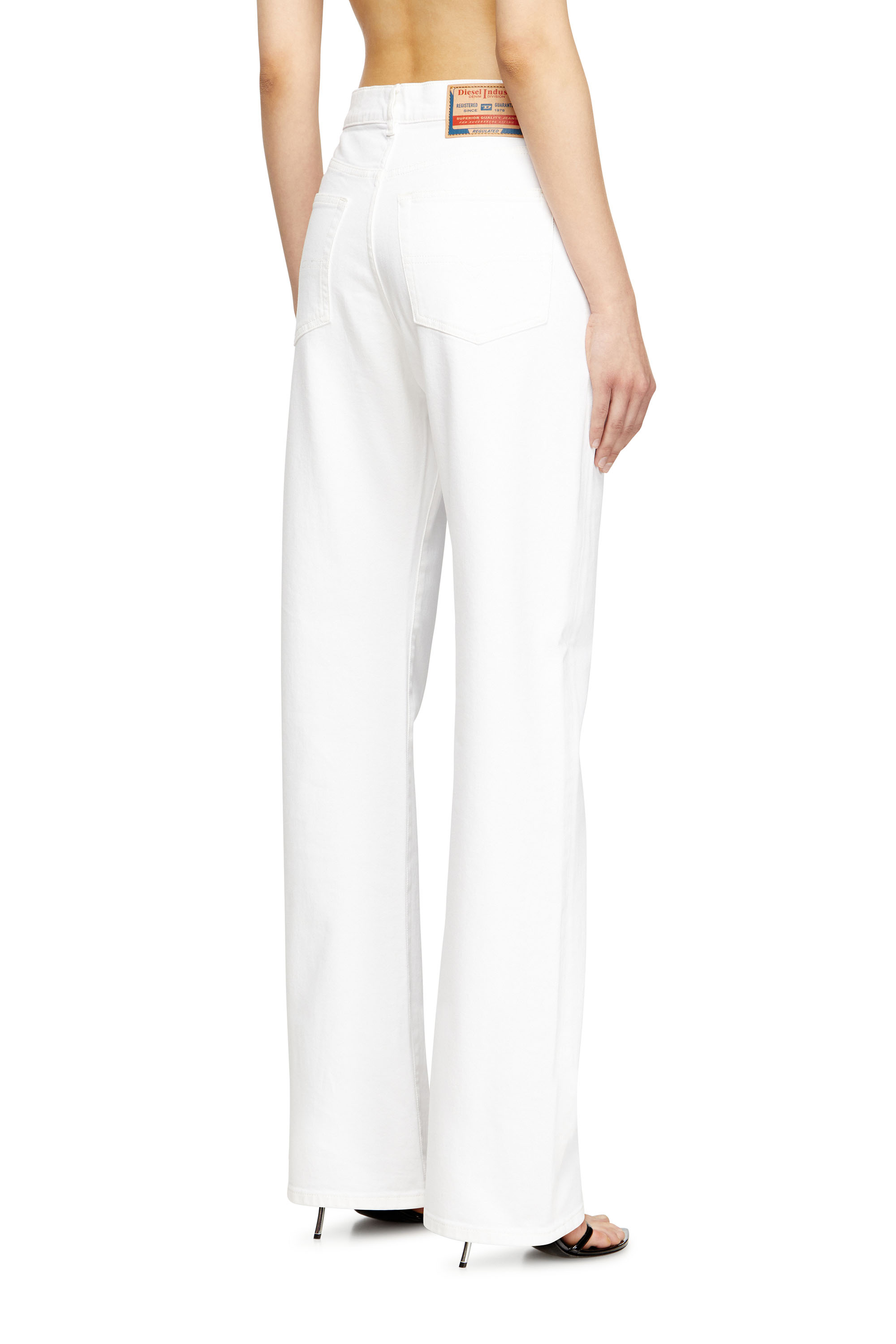 Regular Jeans 1971 D-Sent 09K05, White Diesel - Woman's Regular Jeans 1971 D-Sent 09K05, White - 4