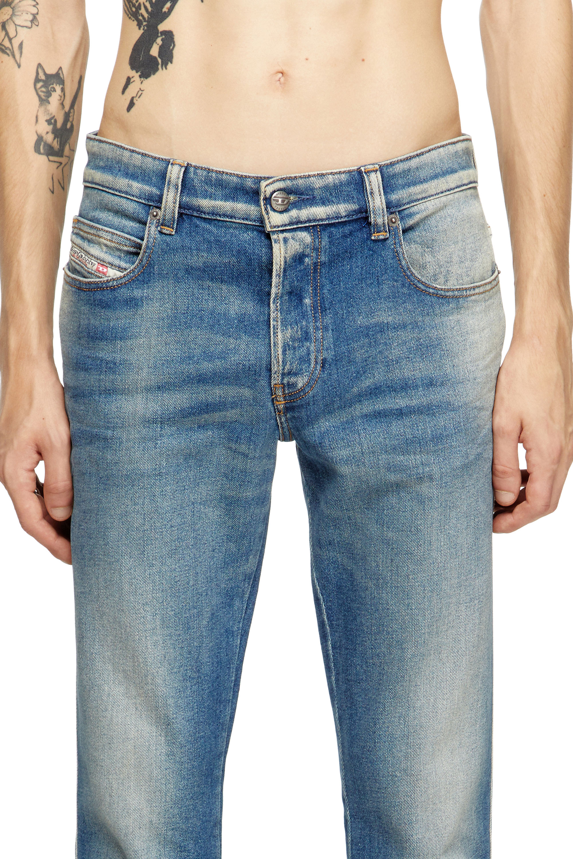 Diesel - Man's Slim Jeans 1993 D-Vyl 09M14, Medium blue - 5