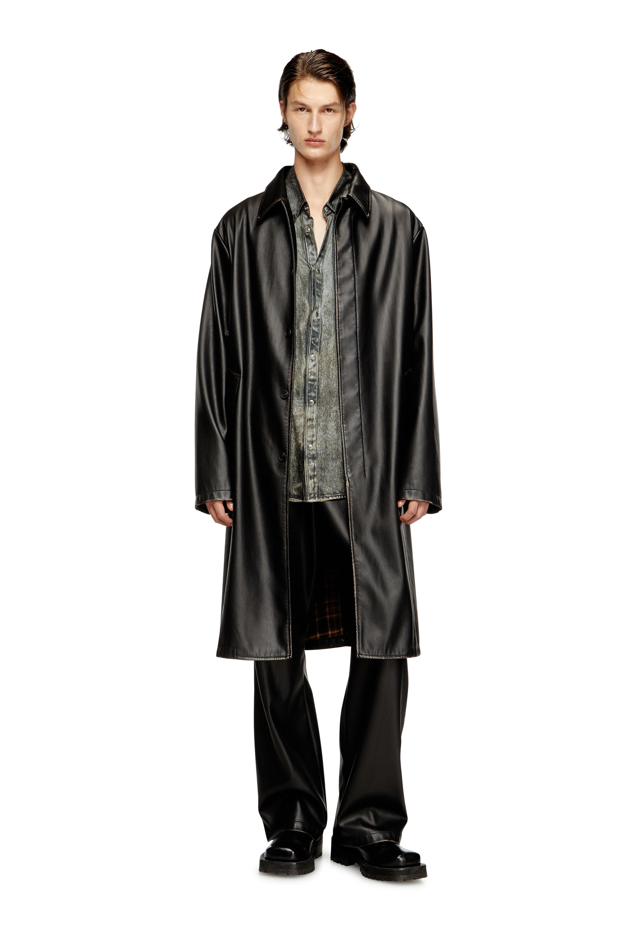 Diesel - P-RIVERS, Man's Pants in treated technical fabric in null - 2