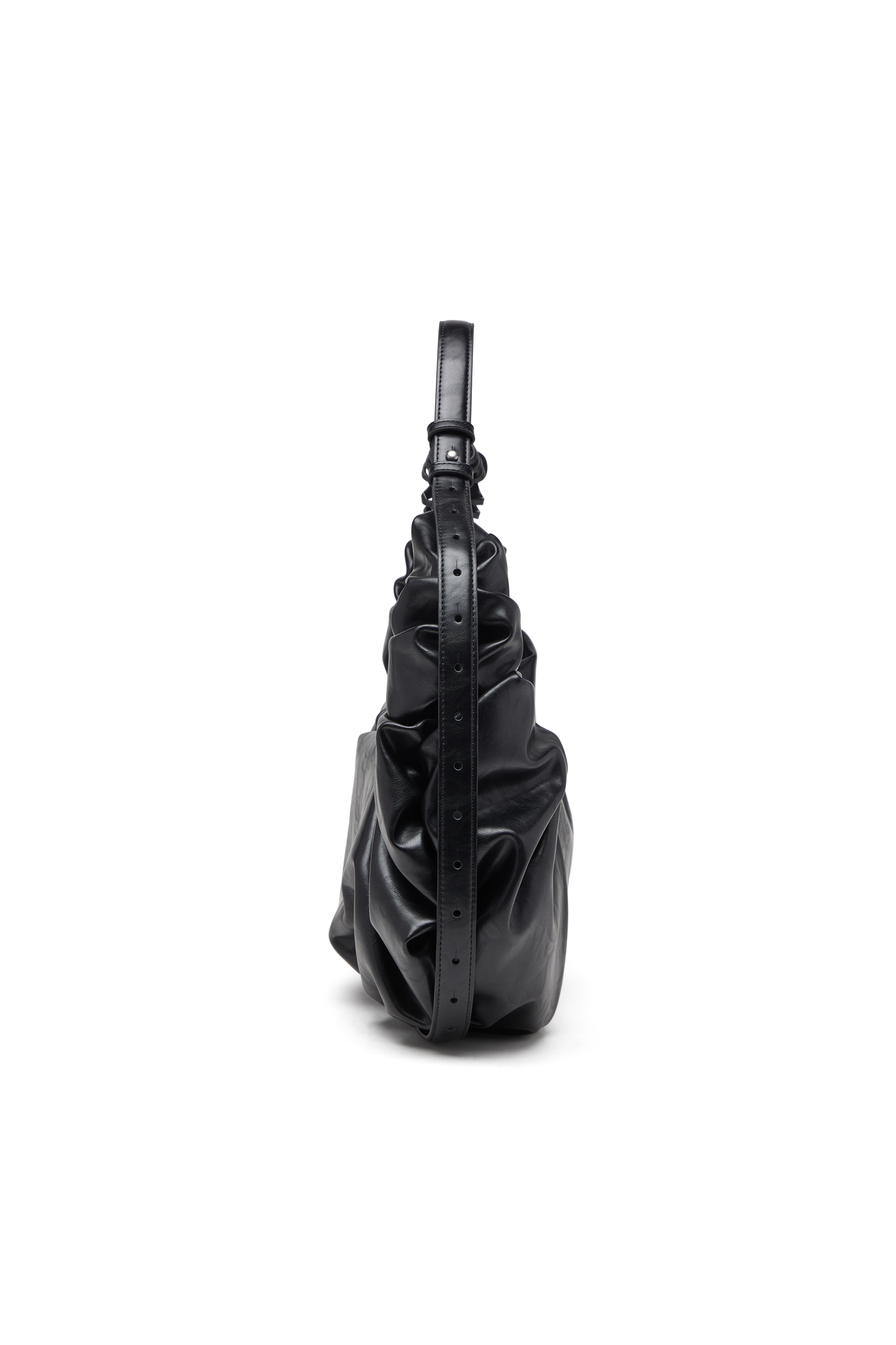 Women's Grab-D-Large scrunched hobo bag | Black | Diesel {{Country}}