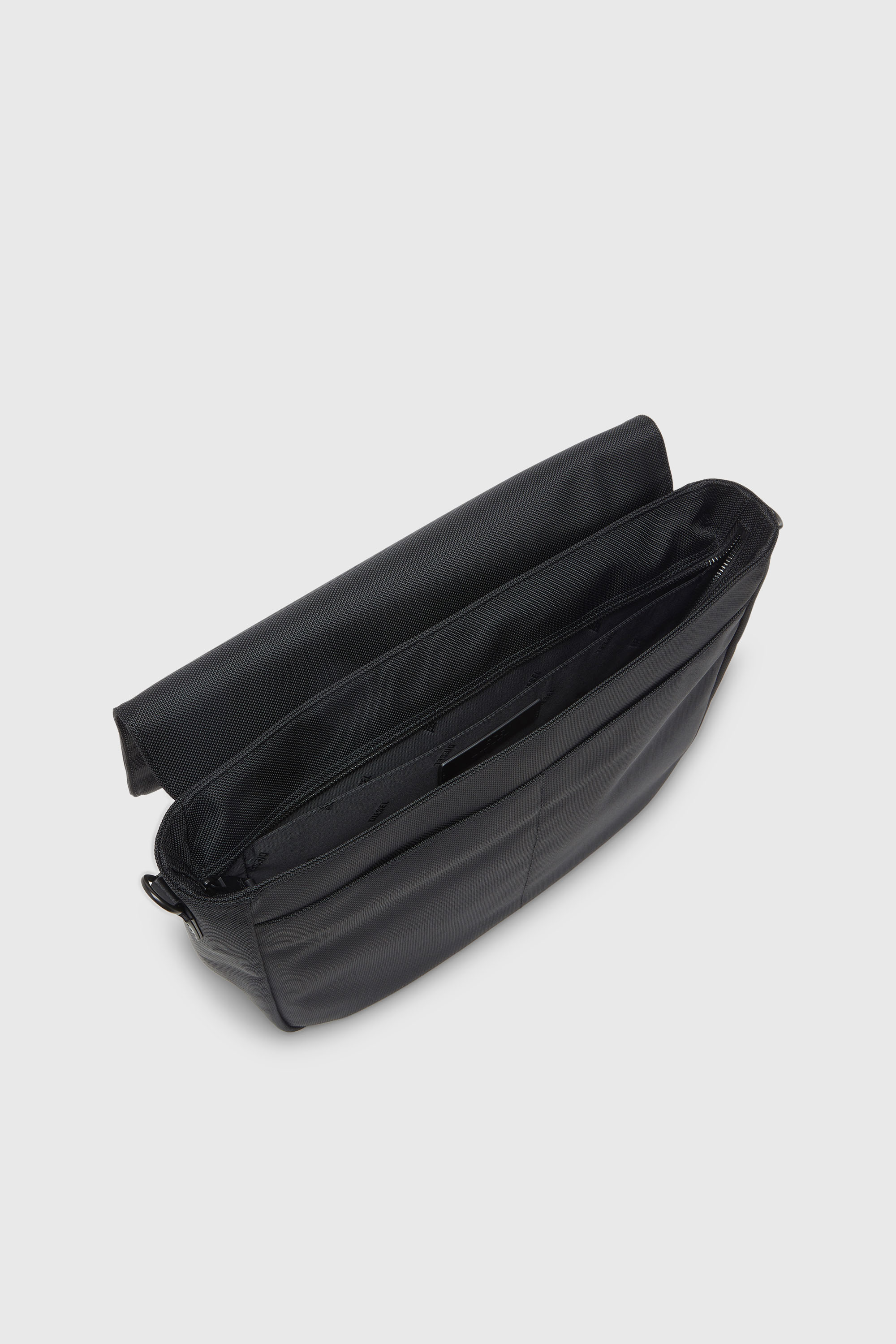 Diesel - 1DR MESSENGER, Man's 1DR-Messenger bag in CORDURA&reg; nylon in Black - 4