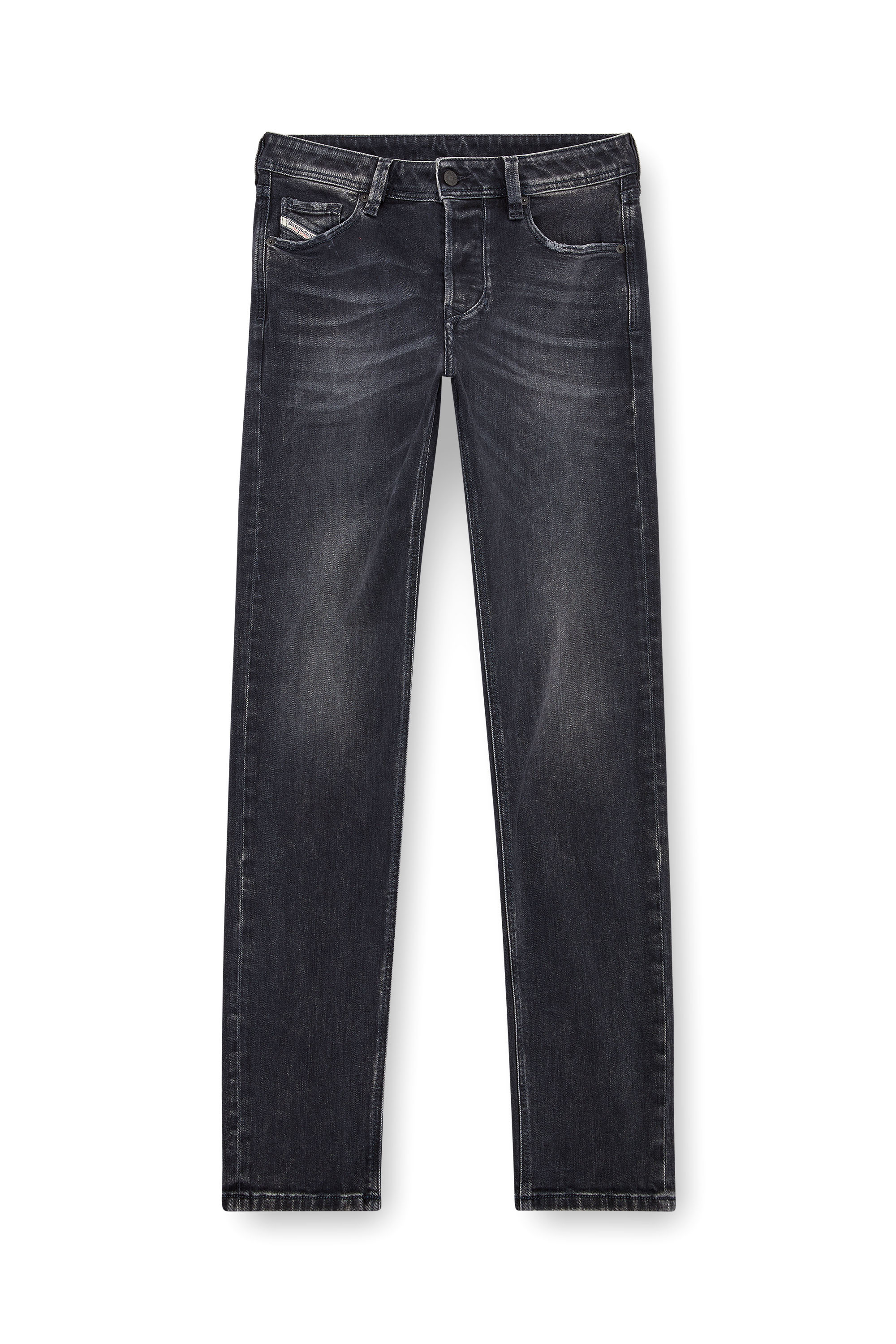 Diesel - Tapered Jeans 1986 Larkee-Beex 09K51, Black/Dark grey - Image 5