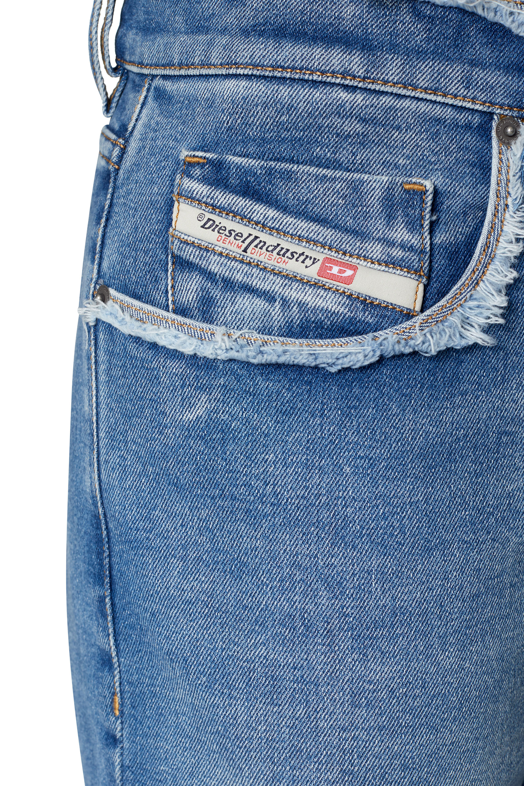 Diesel - 2019 D-Strukt 09E19 Slim Jeans, Medium blue - Image 3